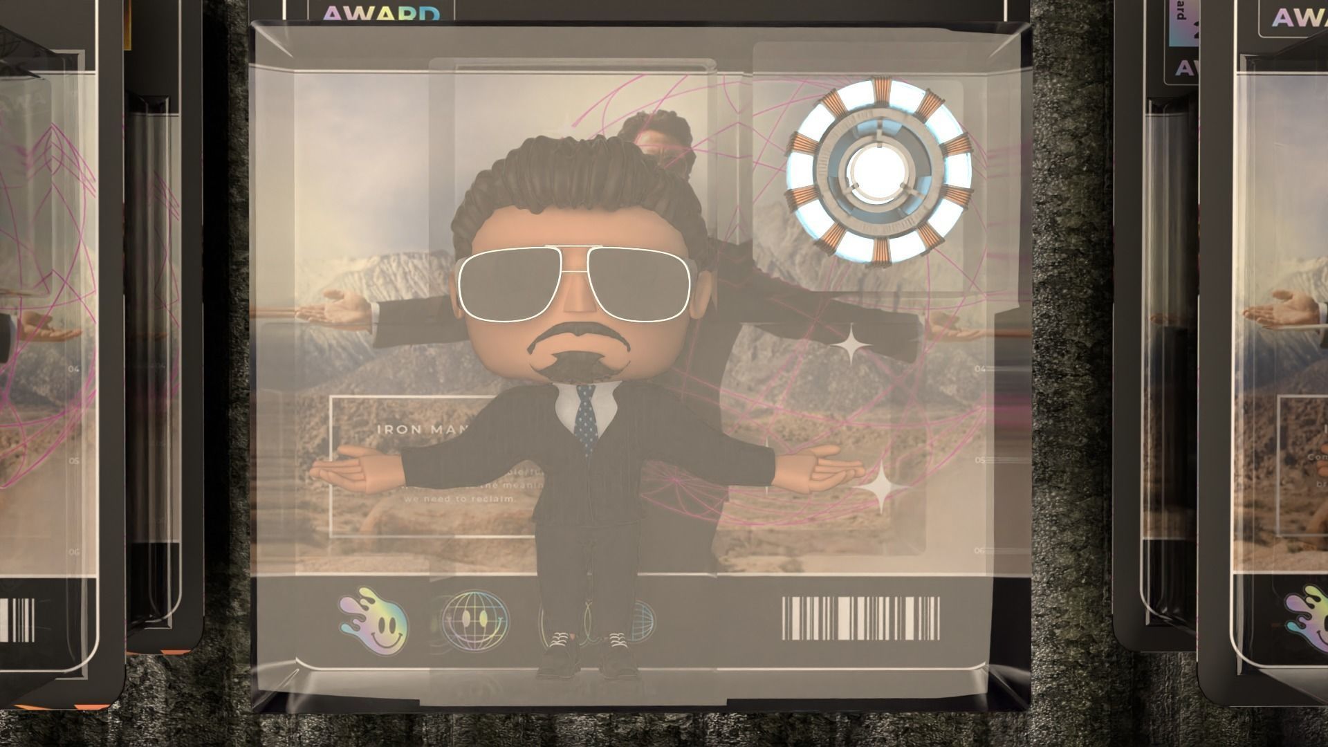 iron man figure 3D model_2