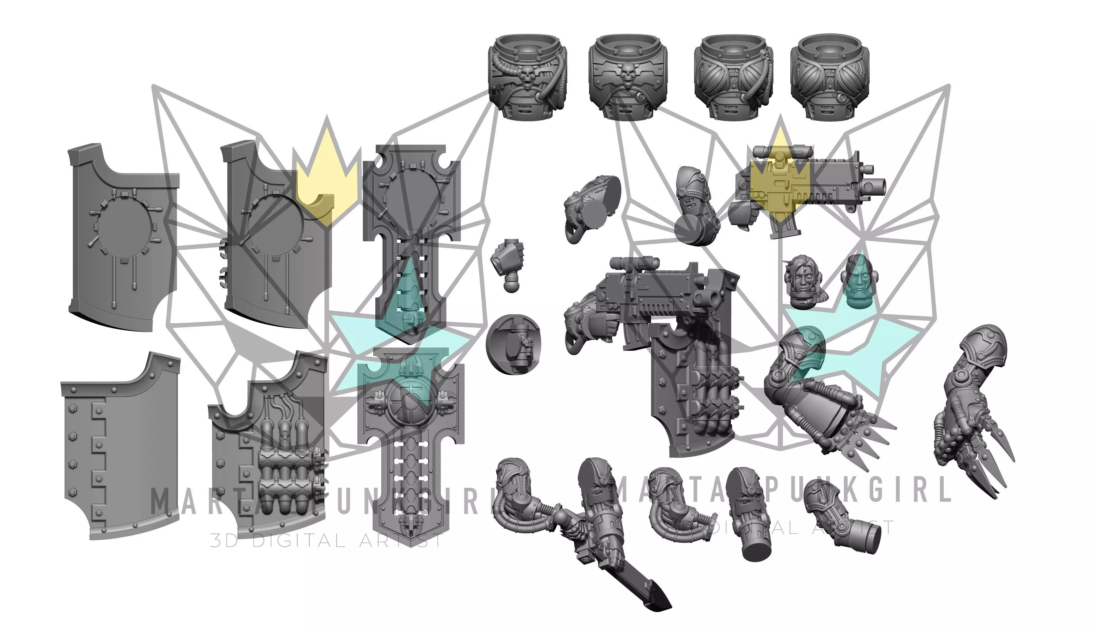 BIONICS UPGRADES FOR BOIS AND GURLS 3D print model_0