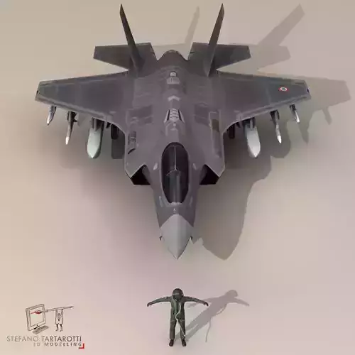 F35A - Italian Air Force 3D model