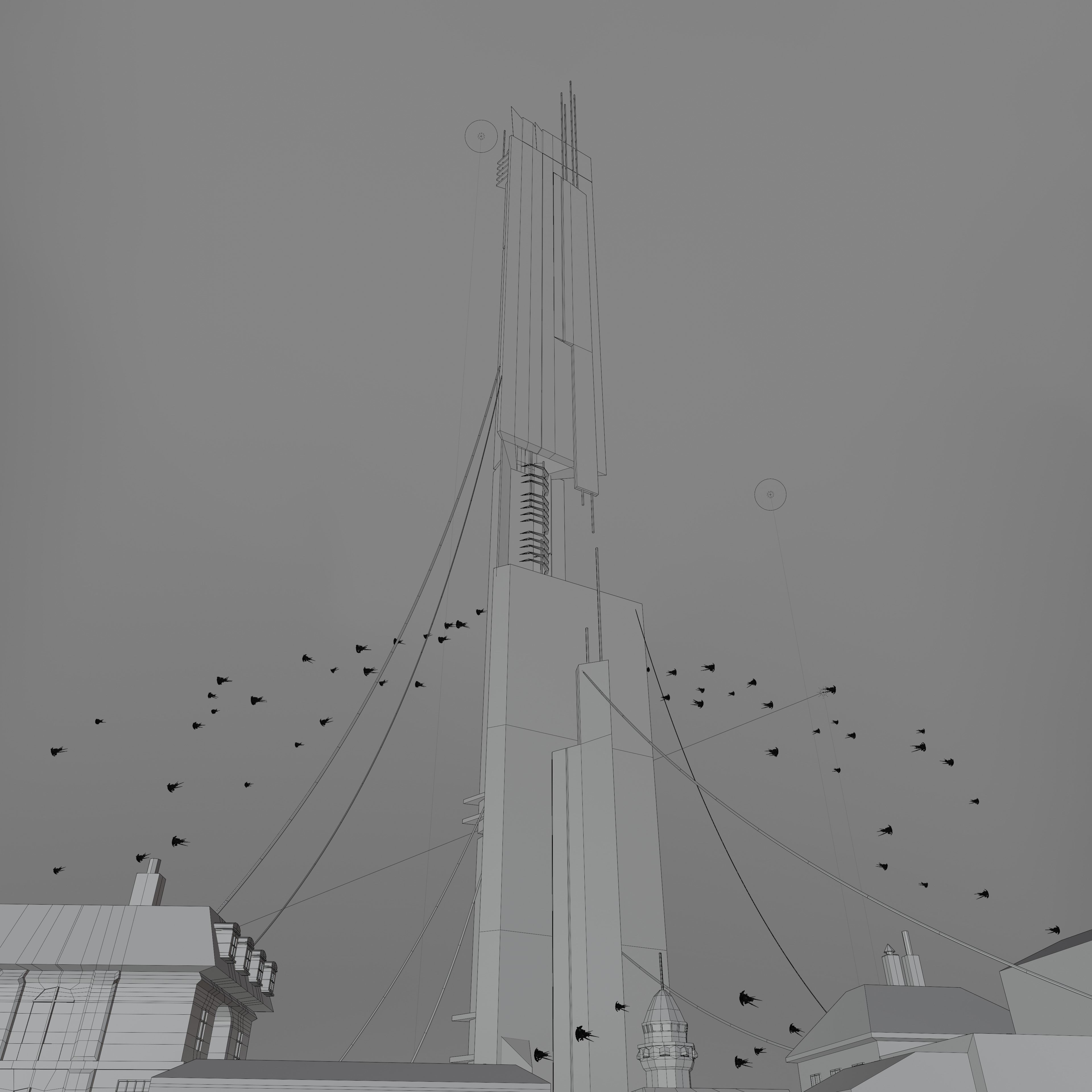 Half-Life 2 Citadel Low-poly 3D model_4