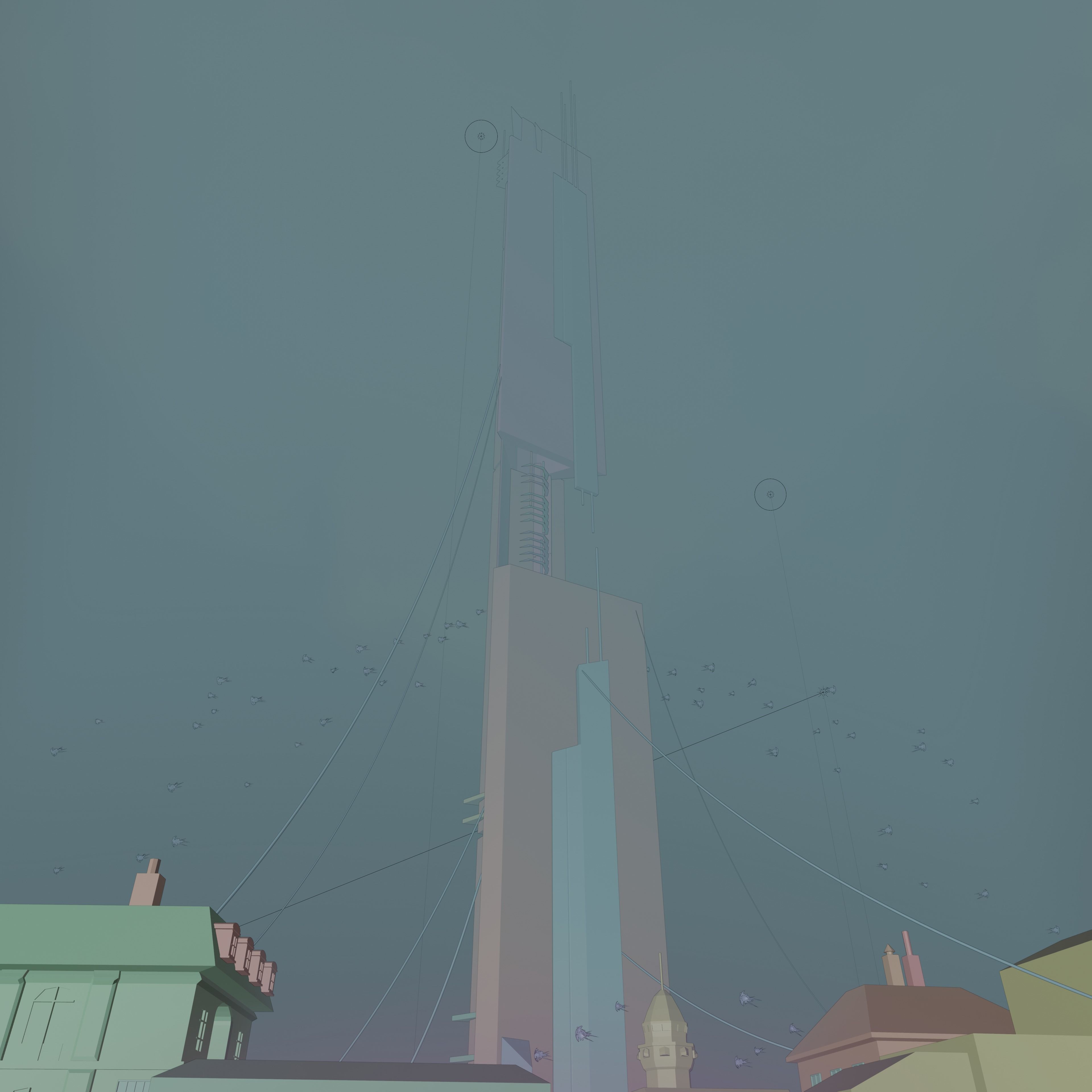 Half-Life 2 Citadel Low-poly 3D model_5