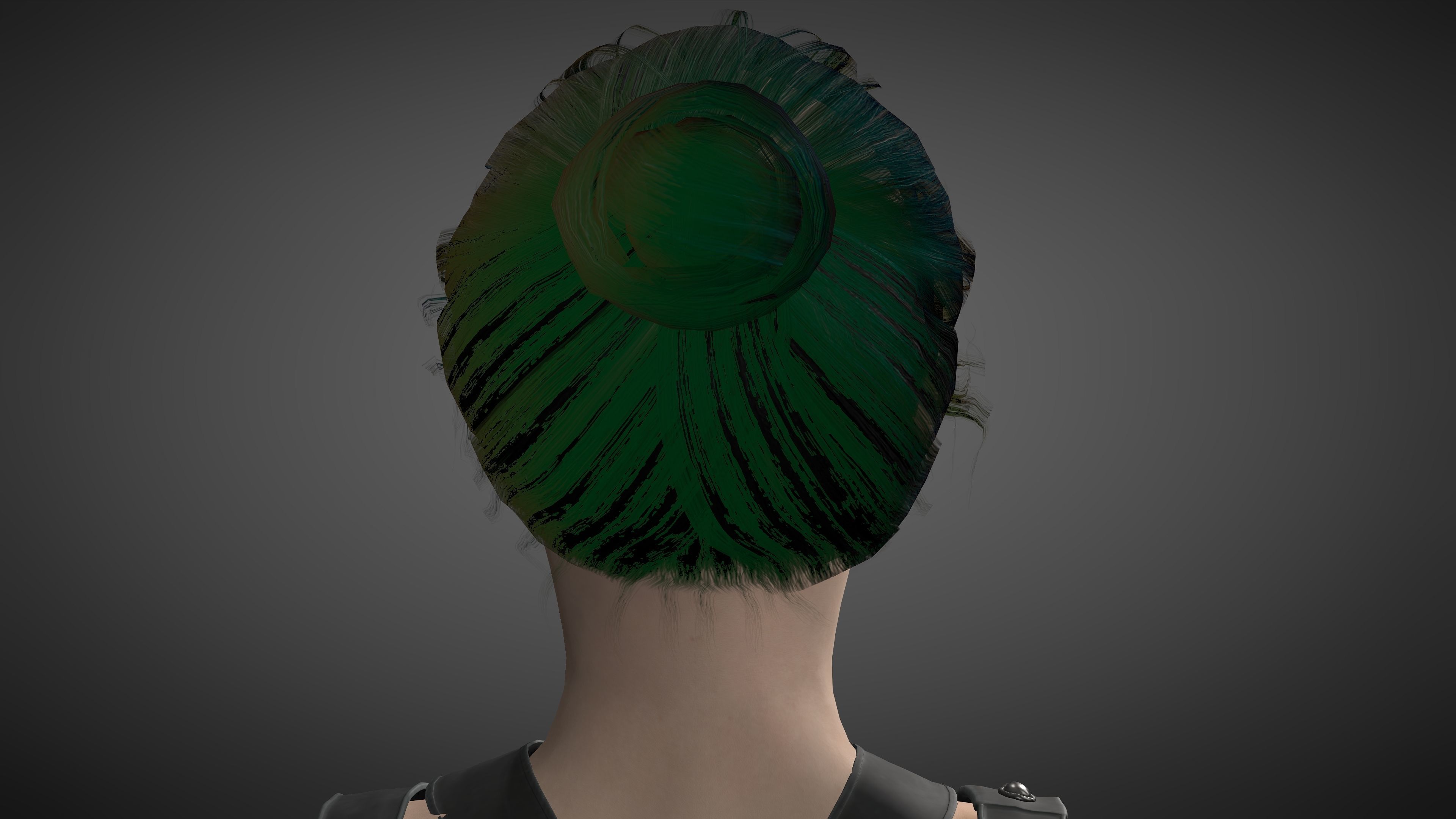 Angourie rice Low-poly 3D model_17