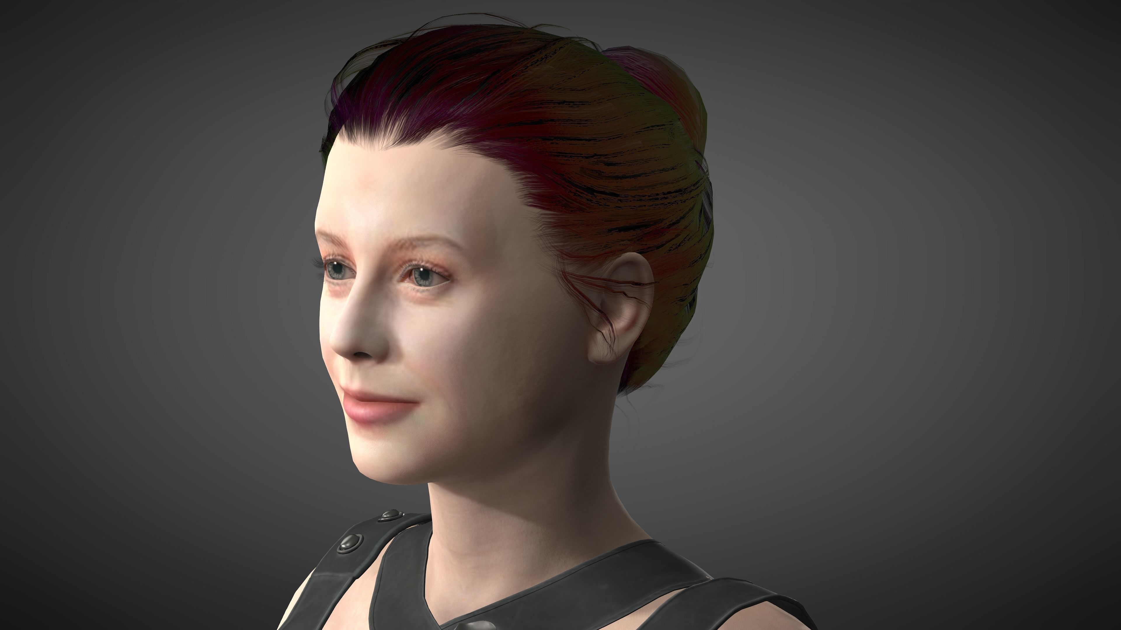 Angourie rice Low-poly 3D model_24