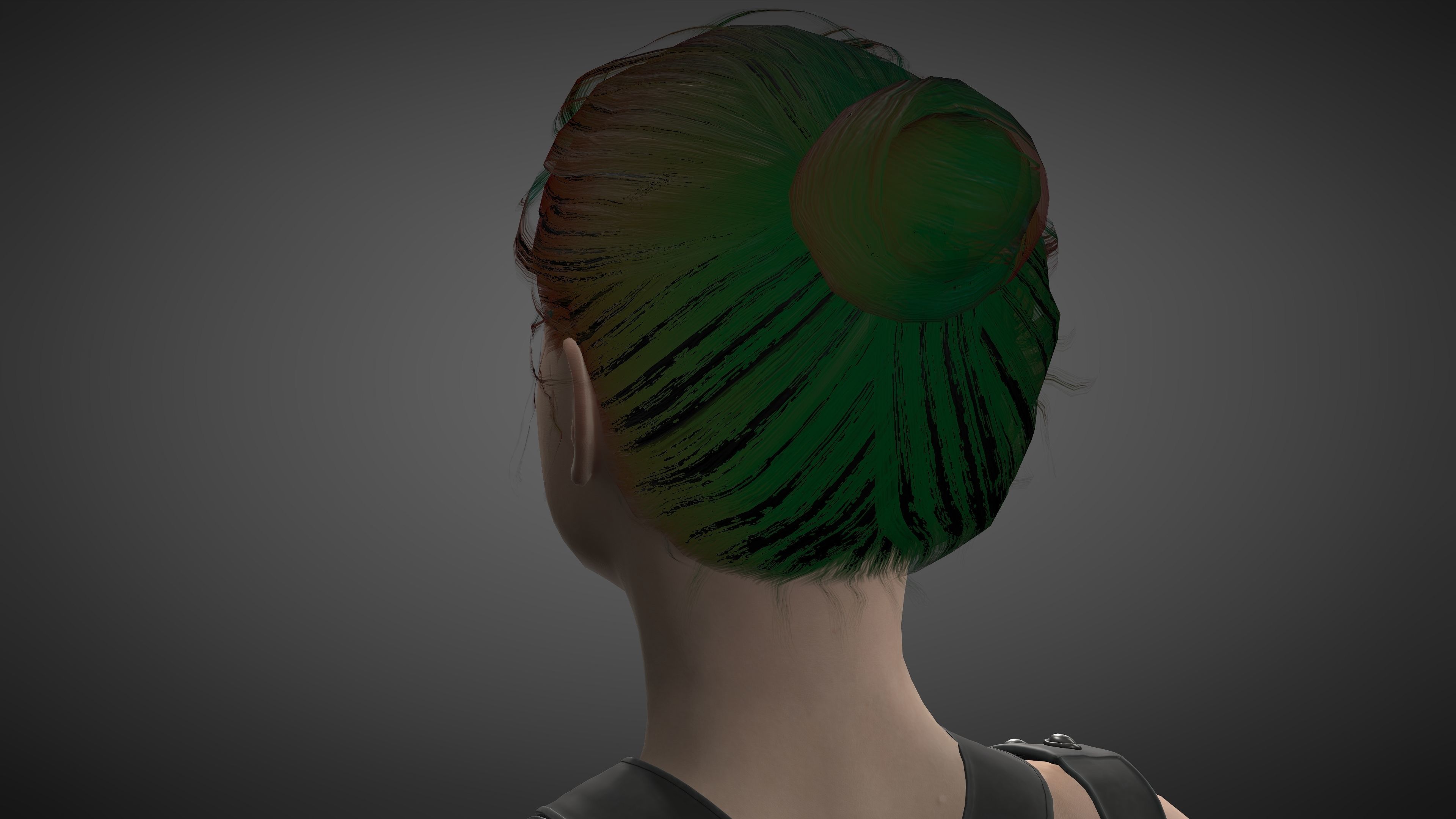 Angourie rice Low-poly 3D model_18