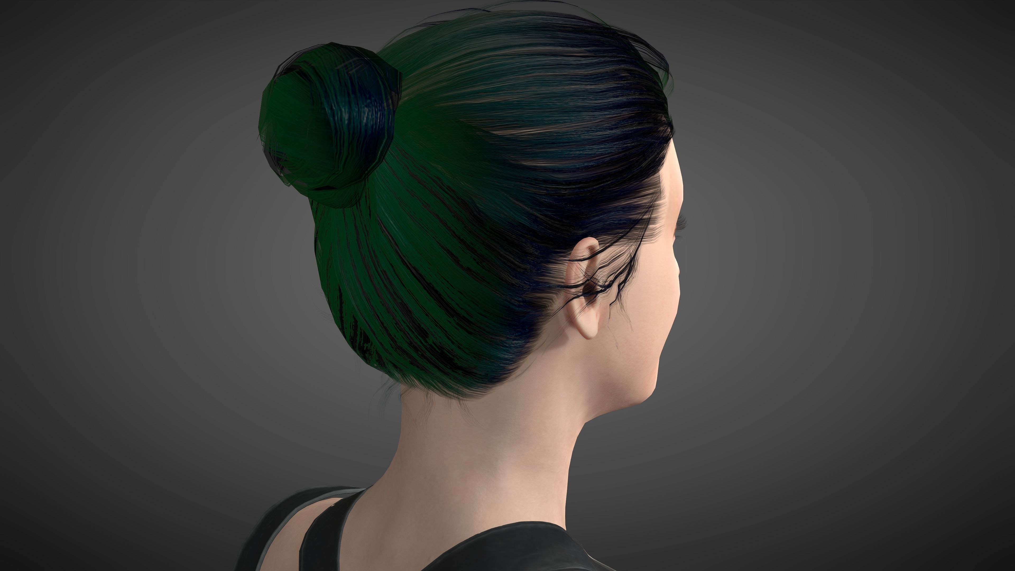 Angourie rice Low-poly 3D model_13