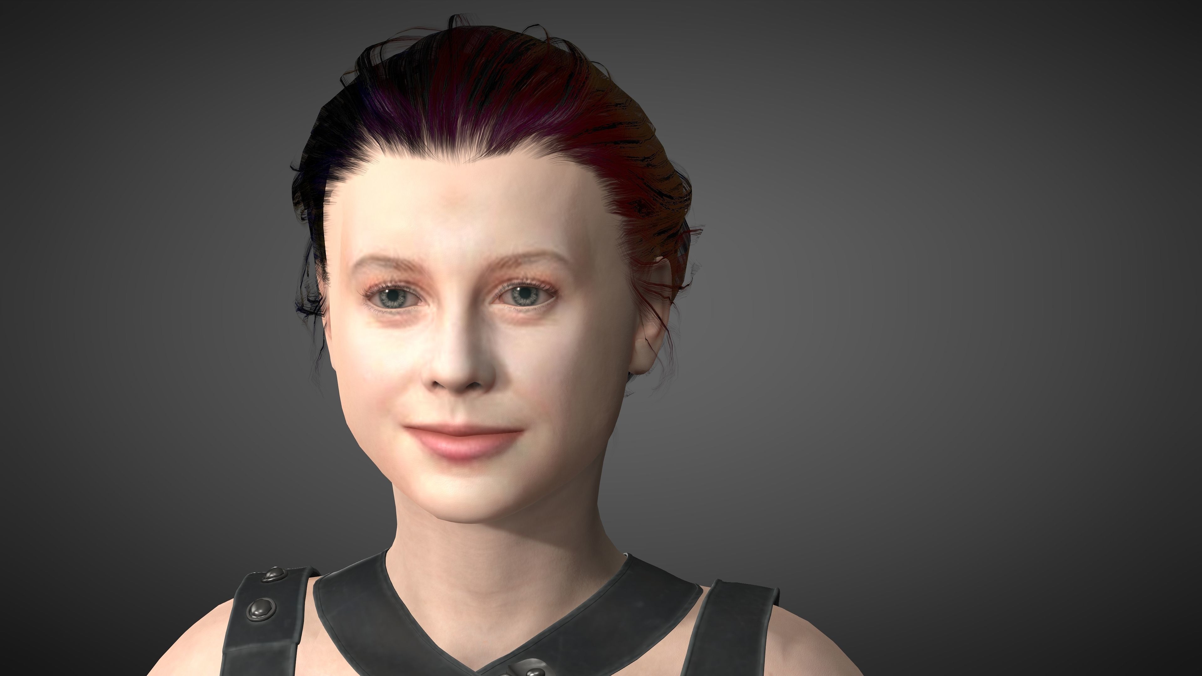 Angourie rice Low-poly 3D model_28