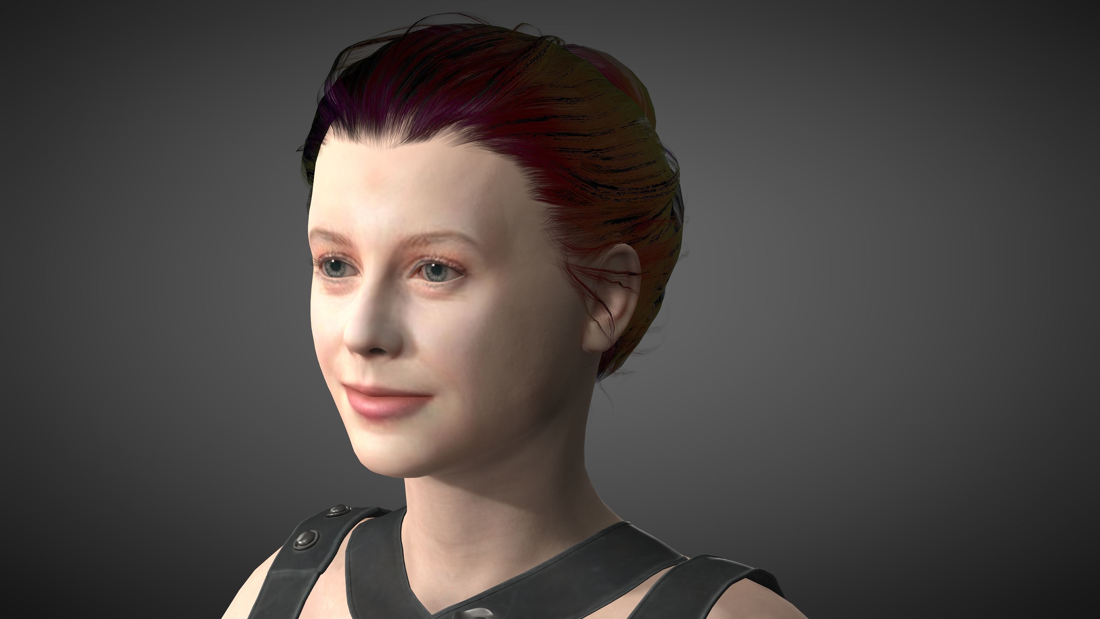 Angourie rice Low-poly 3D model_25