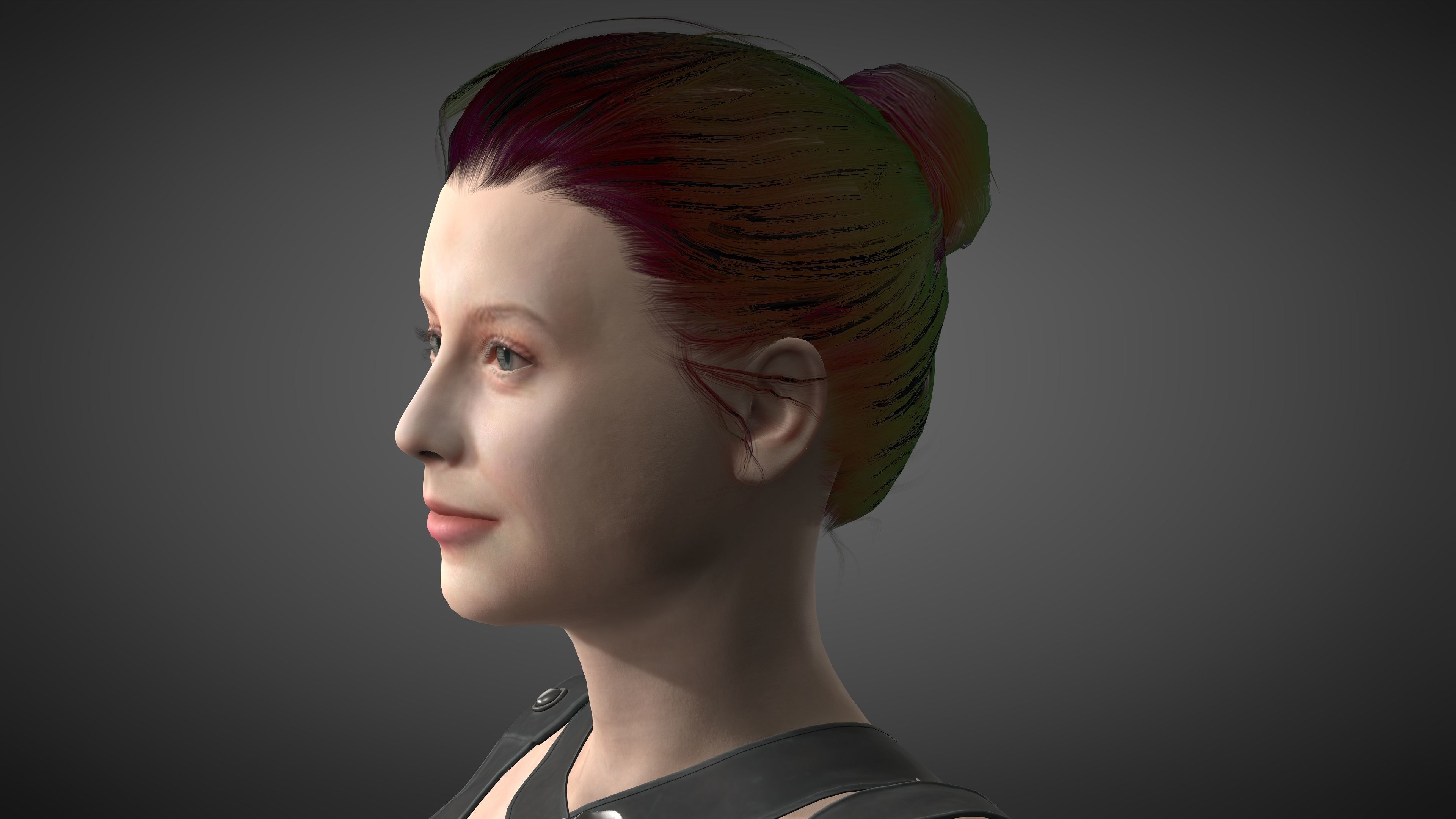 Angourie rice Low-poly 3D model_23