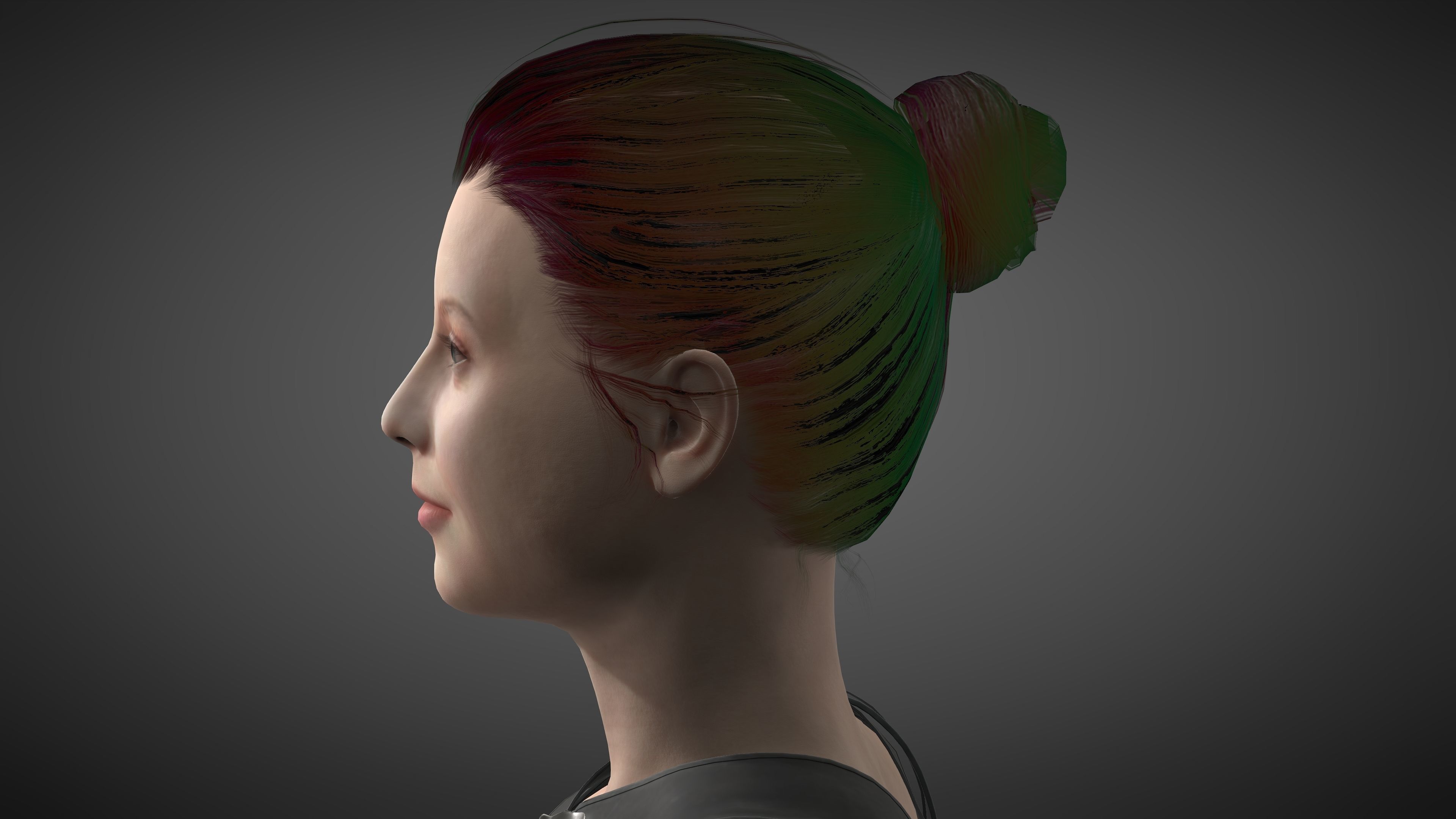 Angourie rice Low-poly 3D model_22