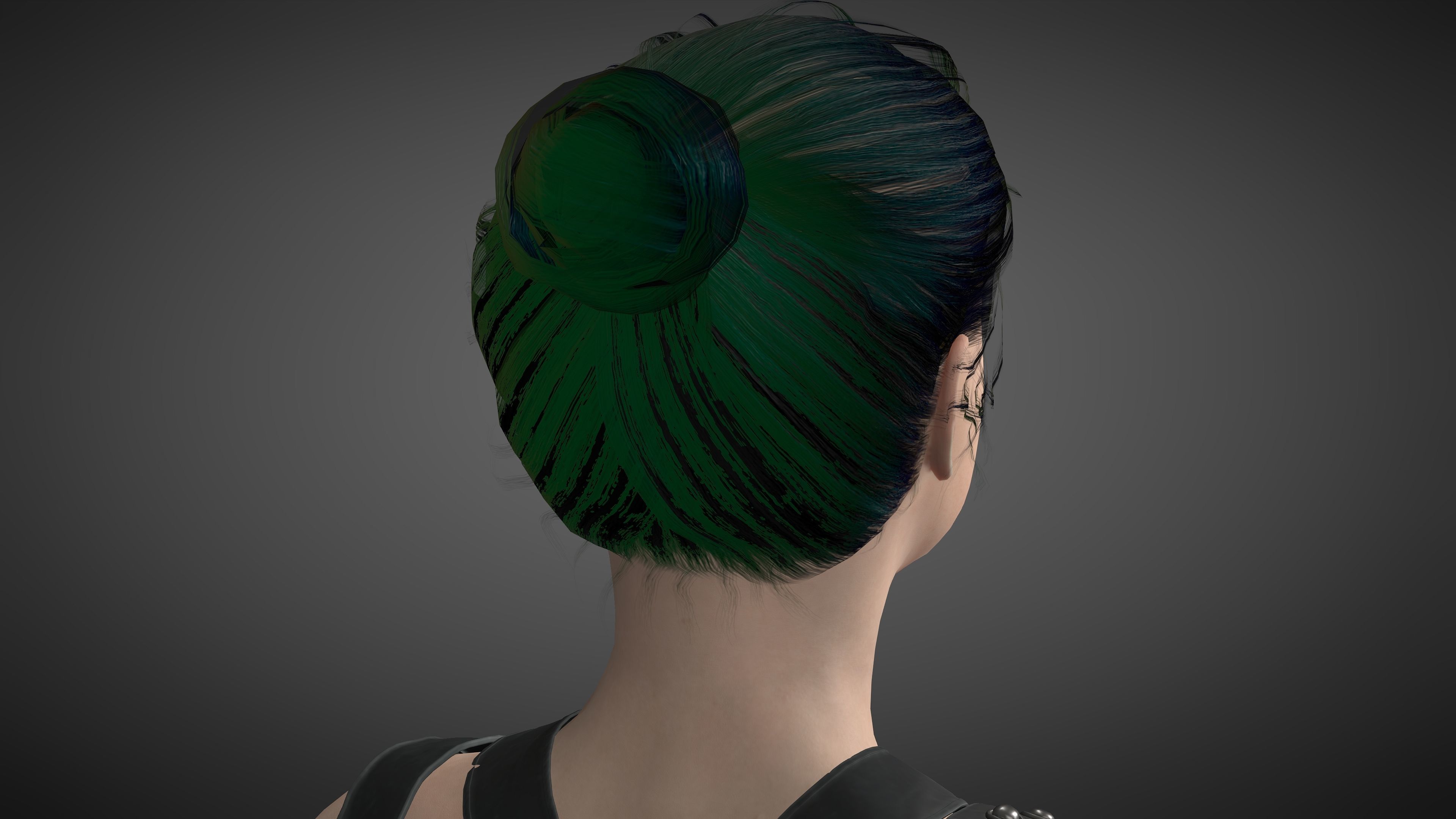 Angourie rice Low-poly 3D model_15