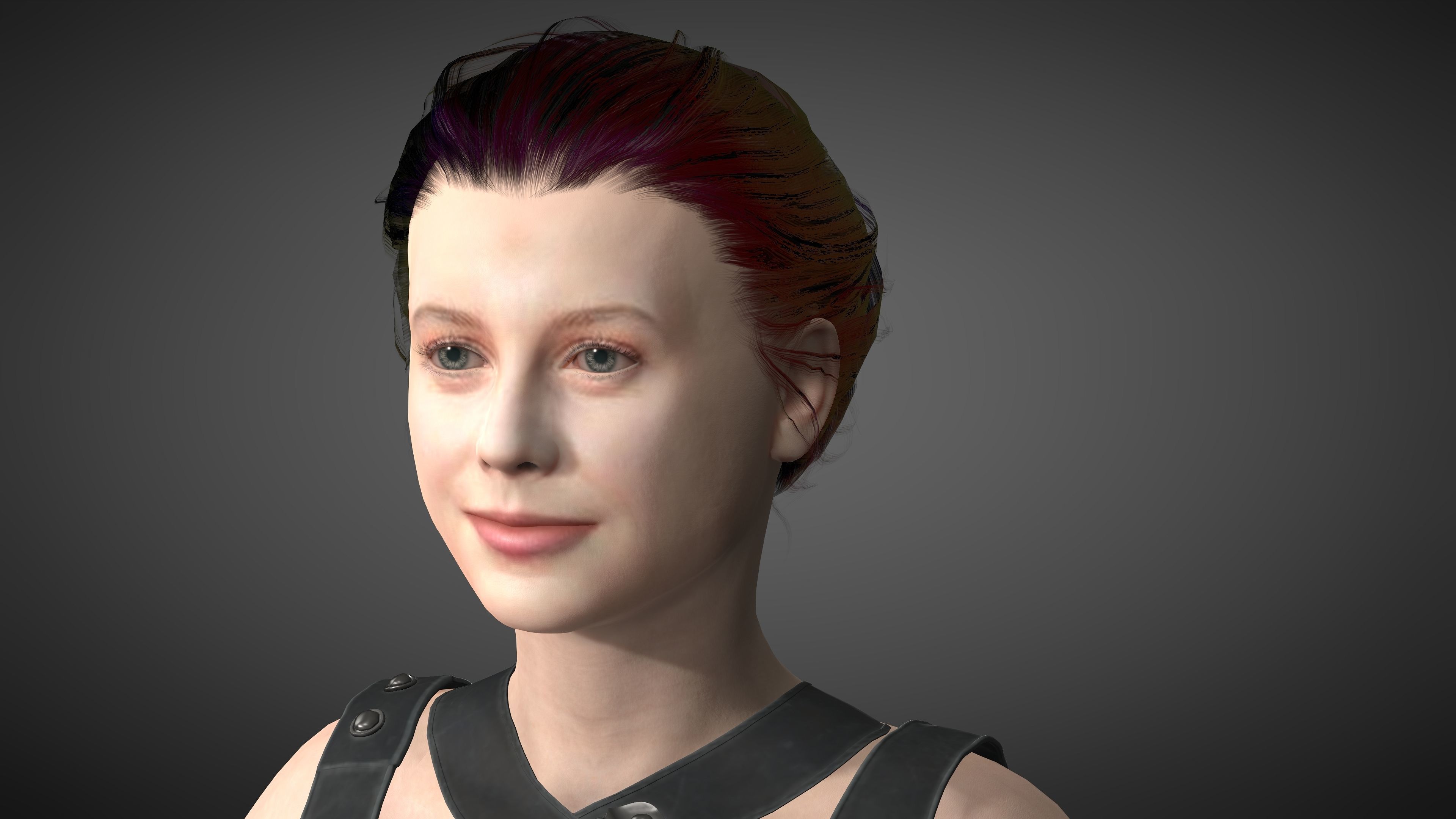 Angourie rice Low-poly 3D model_26