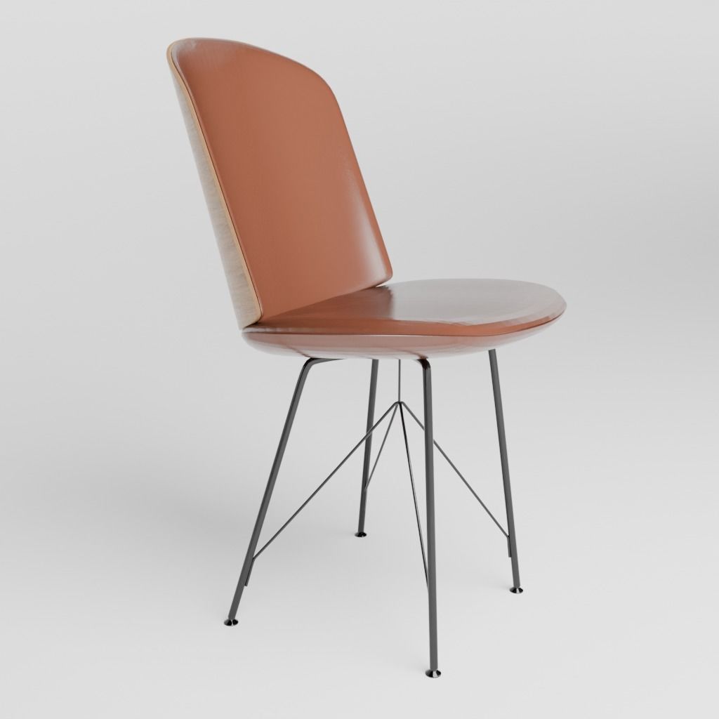 Armchair 3D model_1