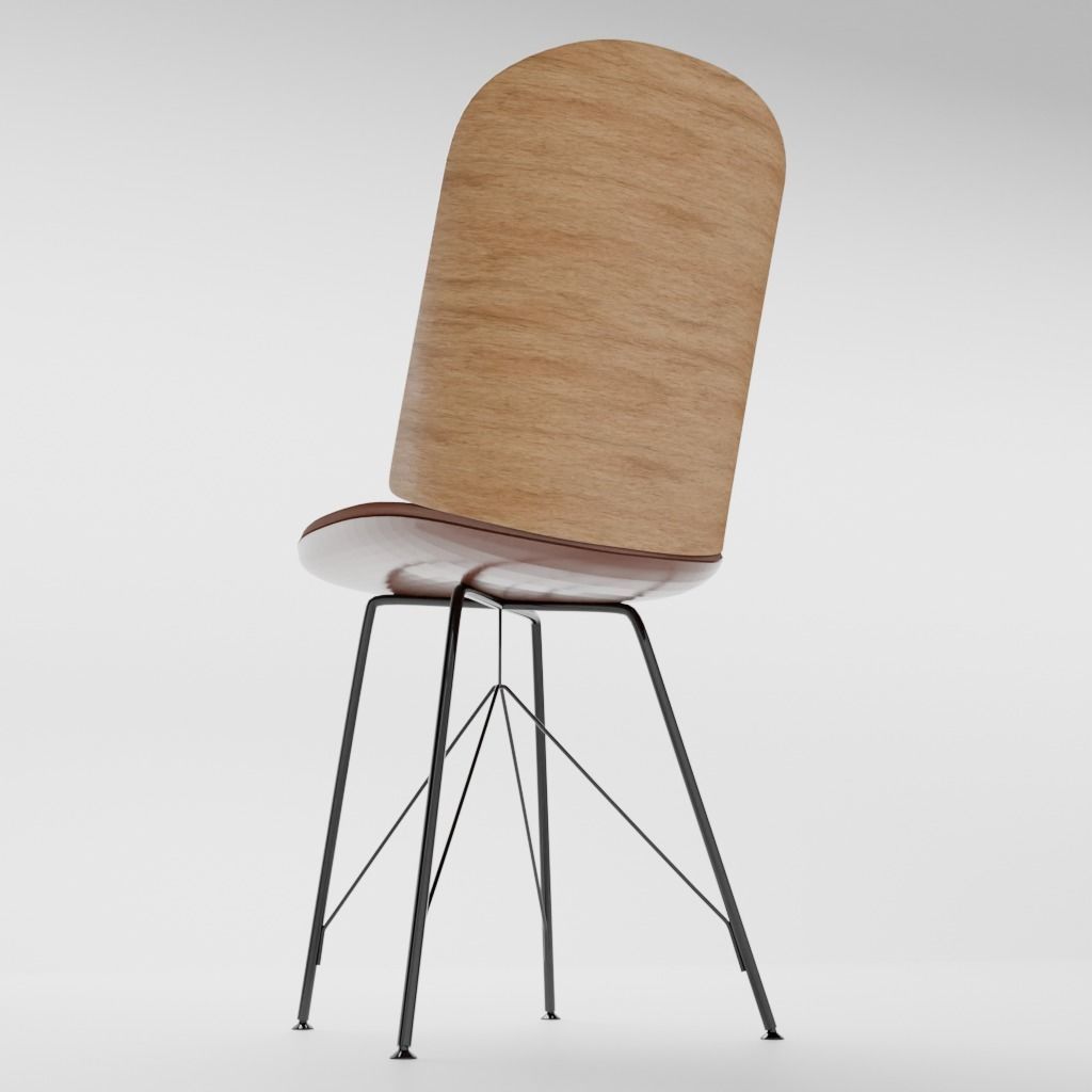 Armchair 3D model_5