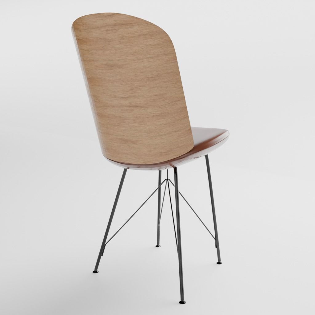 Armchair 3D model_4