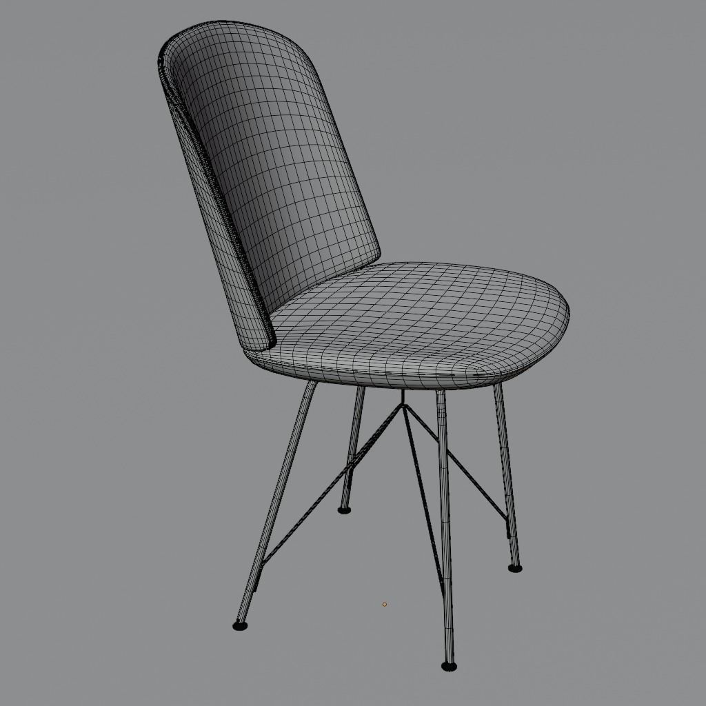 Armchair 3D model_11
