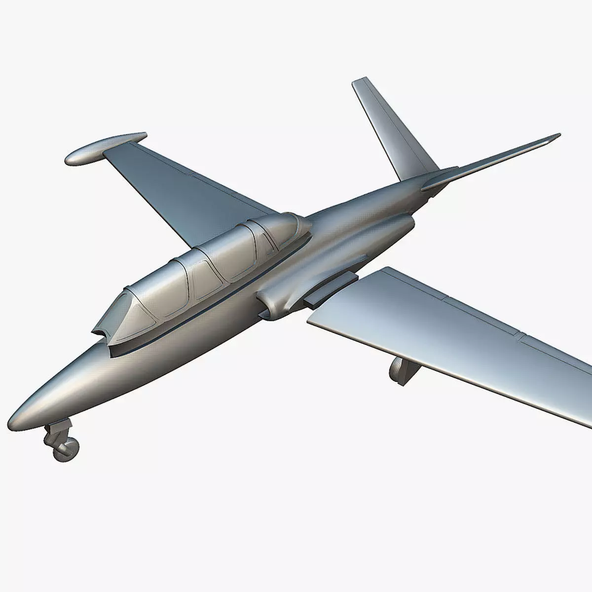 Fouga CM-170 Magister - 3D Printable Model 3D print model