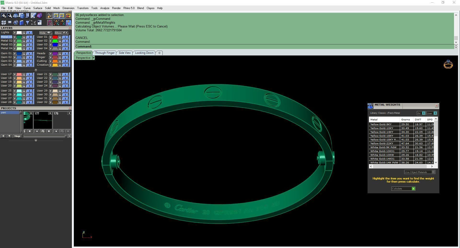 Love Bracelet 20 Size 3D print model_5