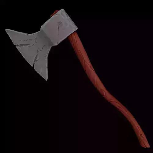 3D Stylized Gameready Axe