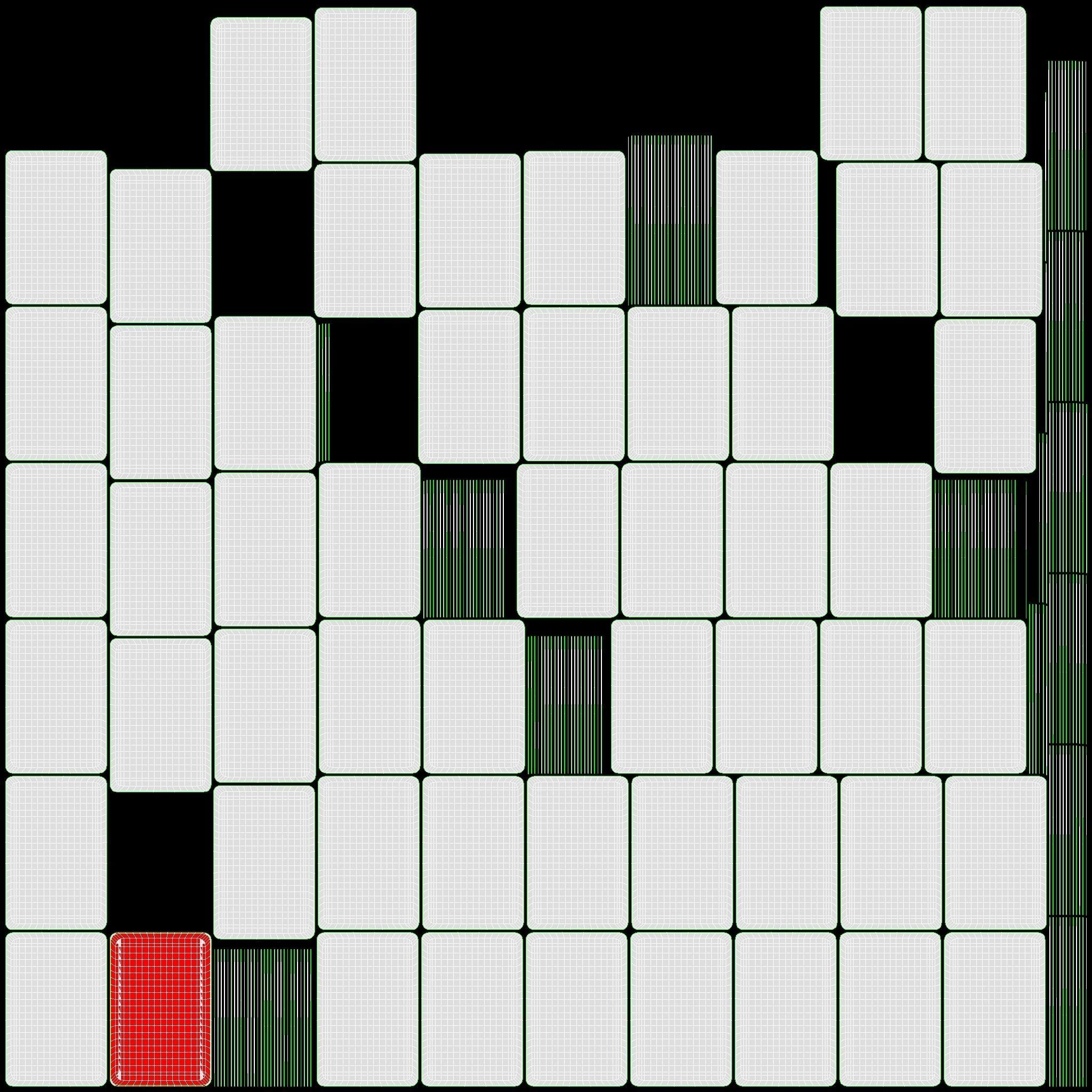 Poker Table Round with Chairs Full Set 3D model_11
