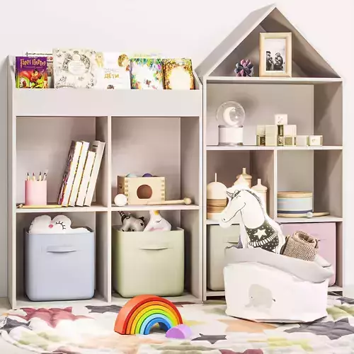 Toys decor for childrens room 3D model