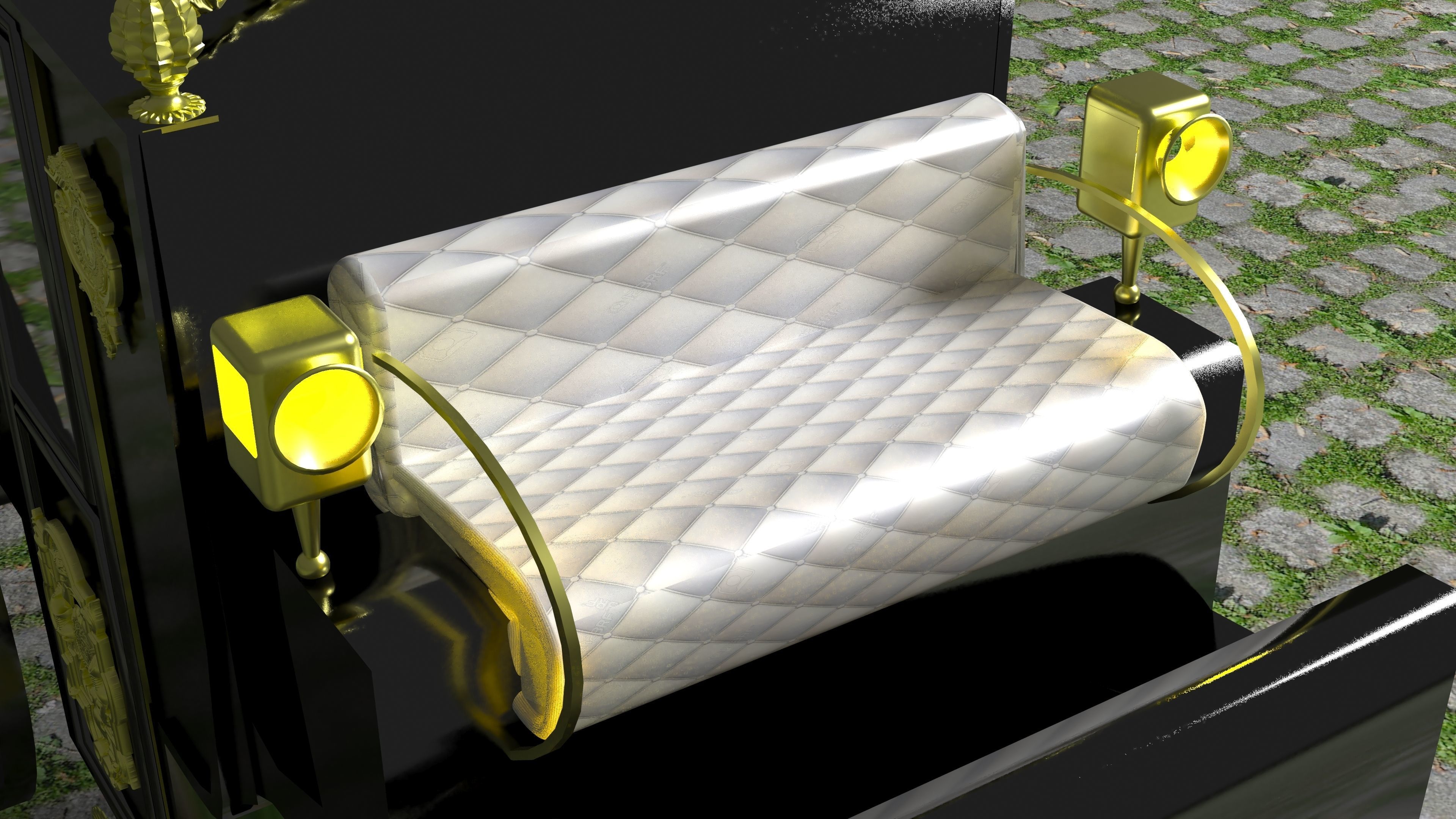 Vintage Carriage 4K 3D model_5