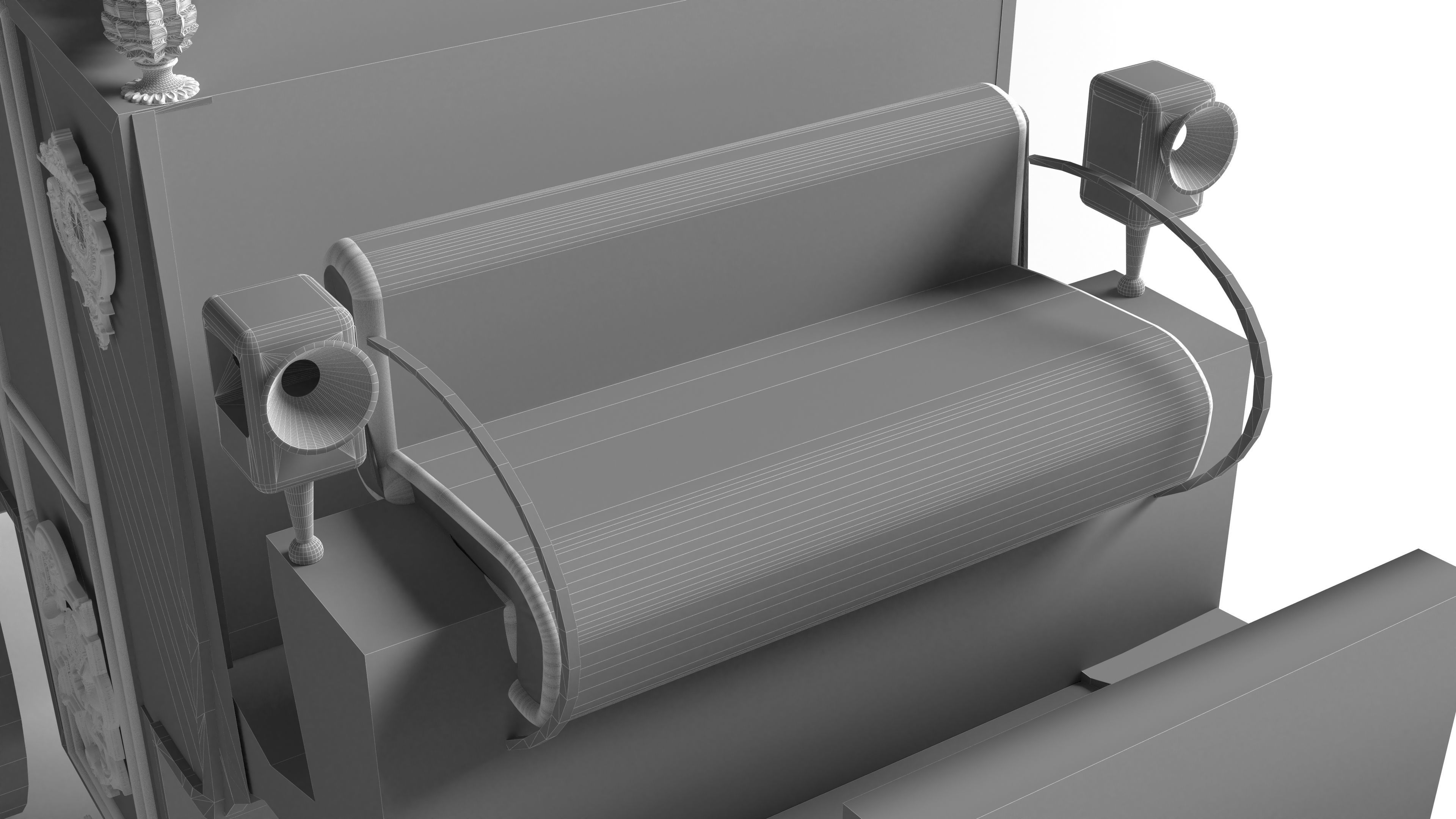 Vintage Carriage 4K 3D model_15