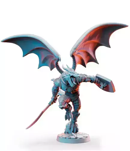 Draego-Man He-Man Masters of the Universe 32mm Pre-supported 