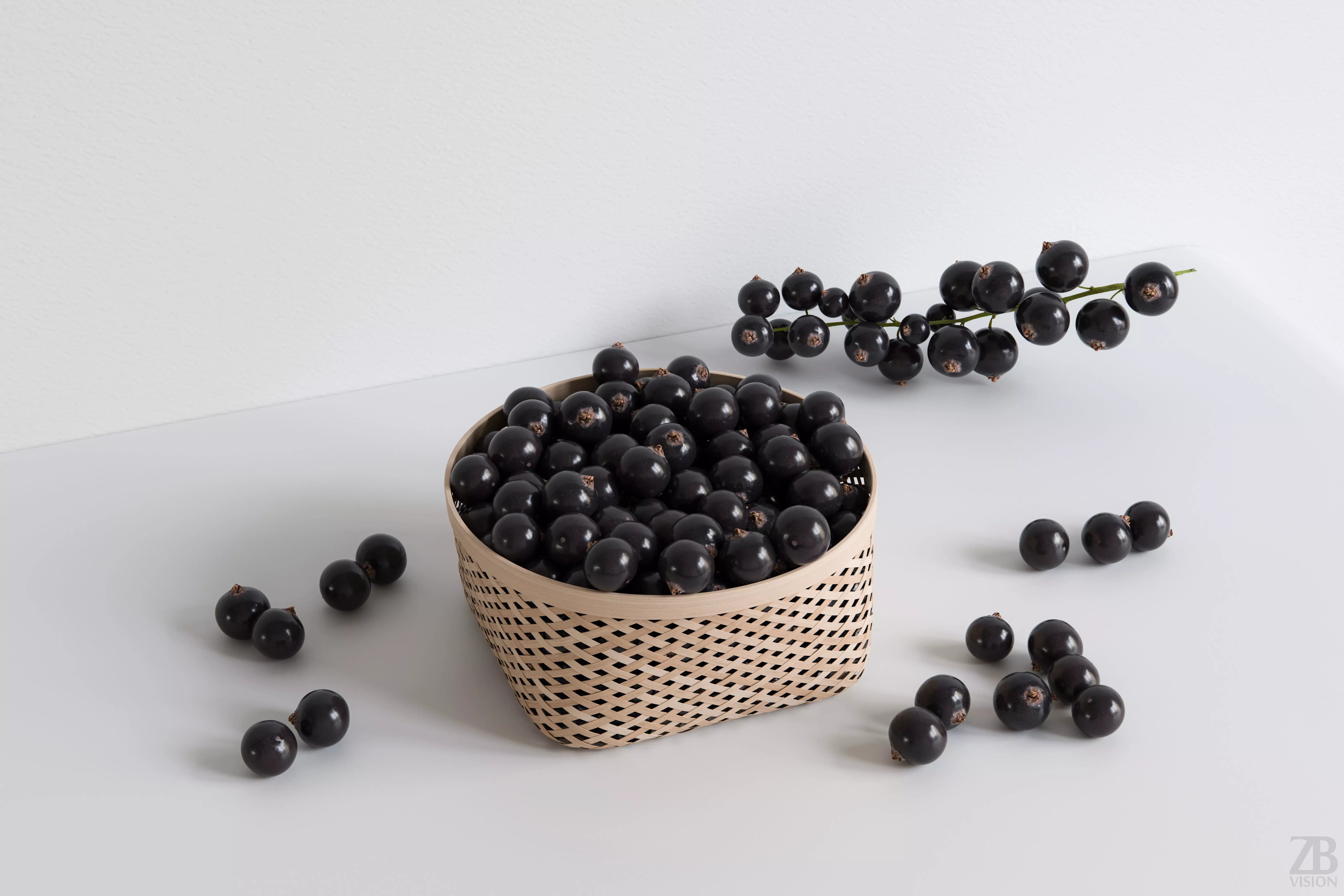 Black Currant 3D model_0