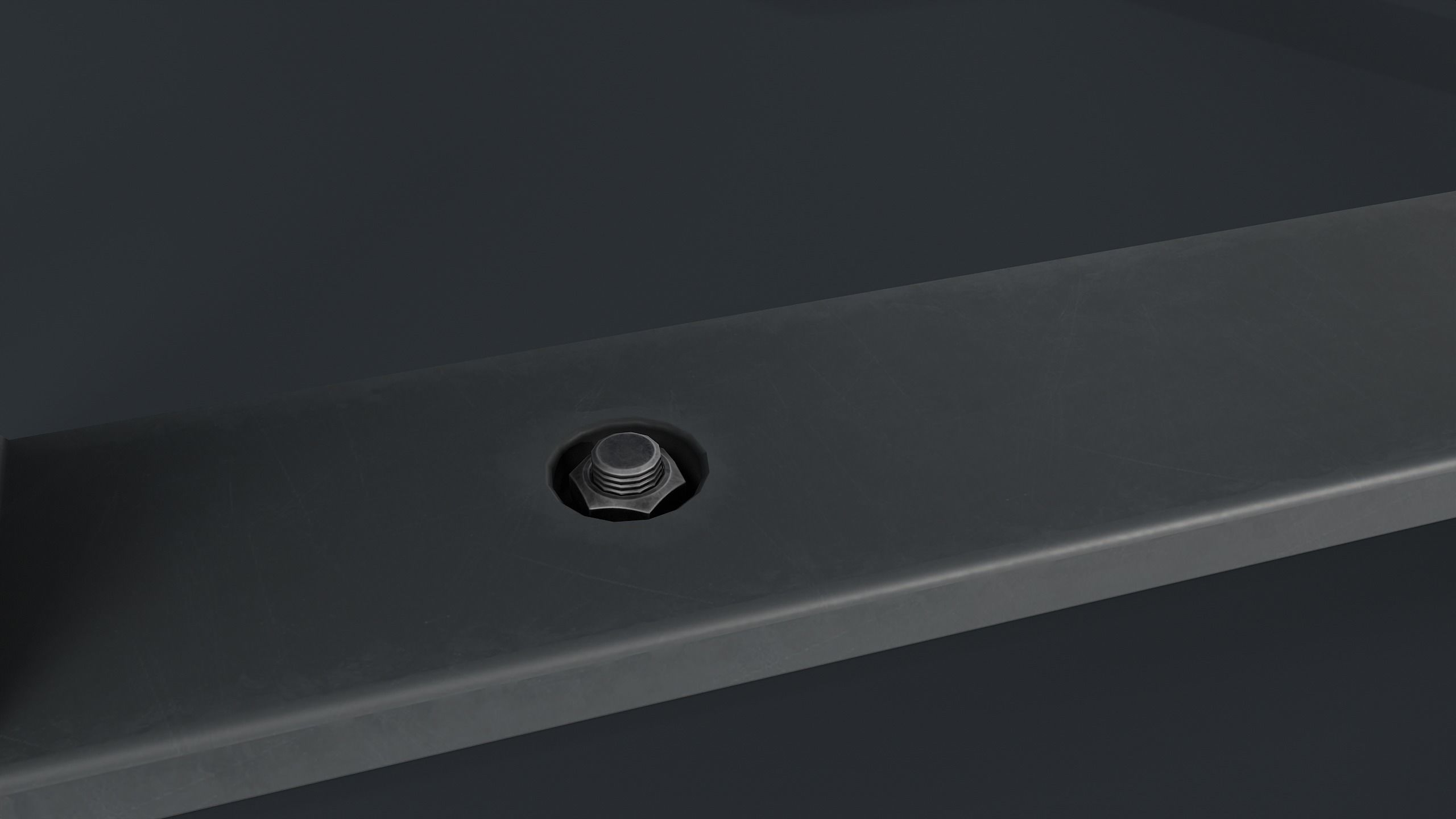 Bike Rack 12 PBR Game Ready Low-poly 3D model_10