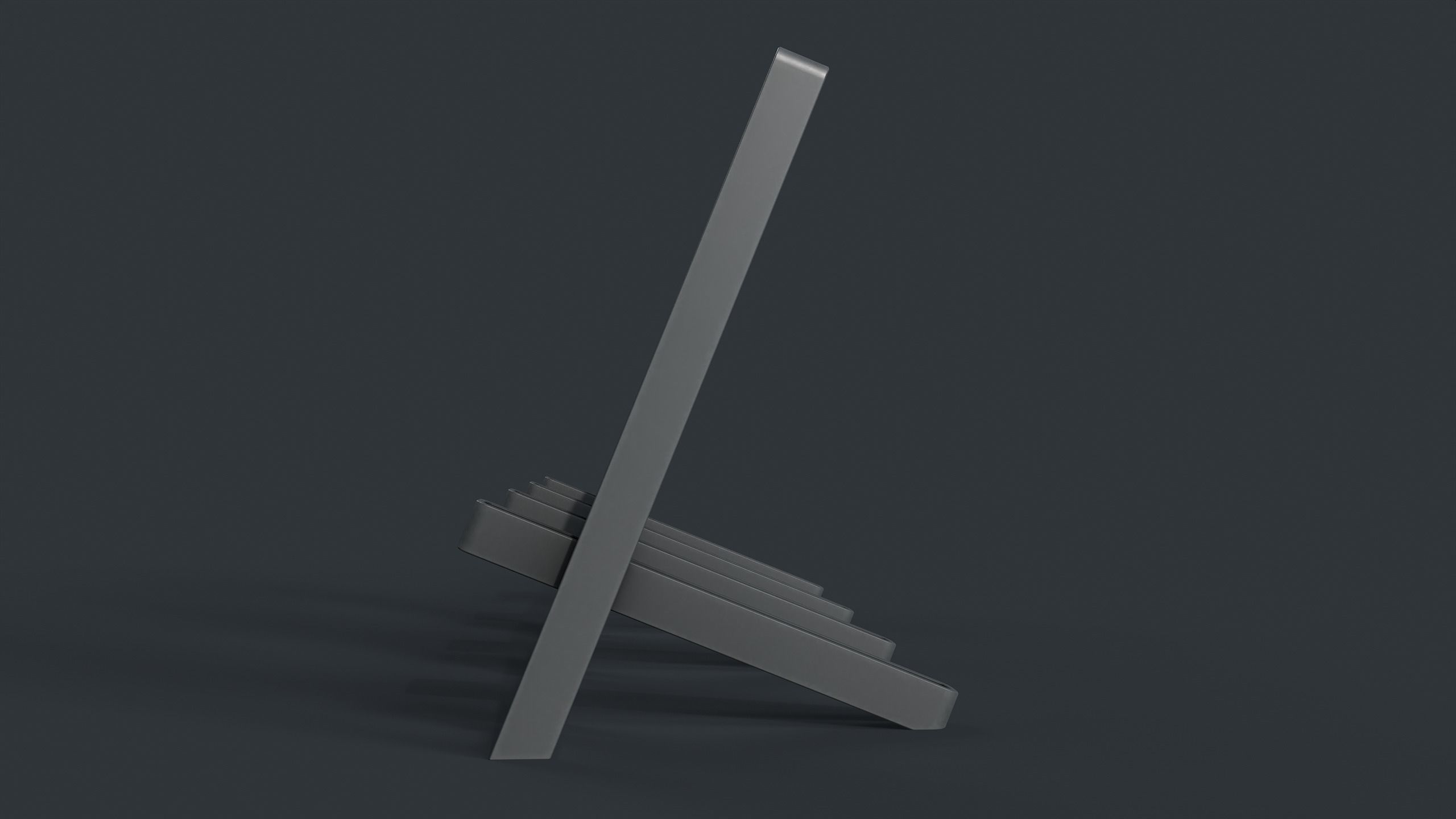 Bike Rack 12 PBR Game Ready Low-poly 3D model_6