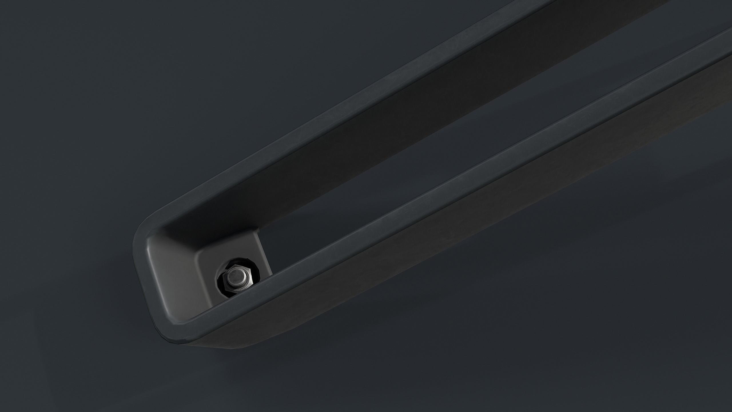 Bike Rack 12 PBR Game Ready Low-poly 3D model_11