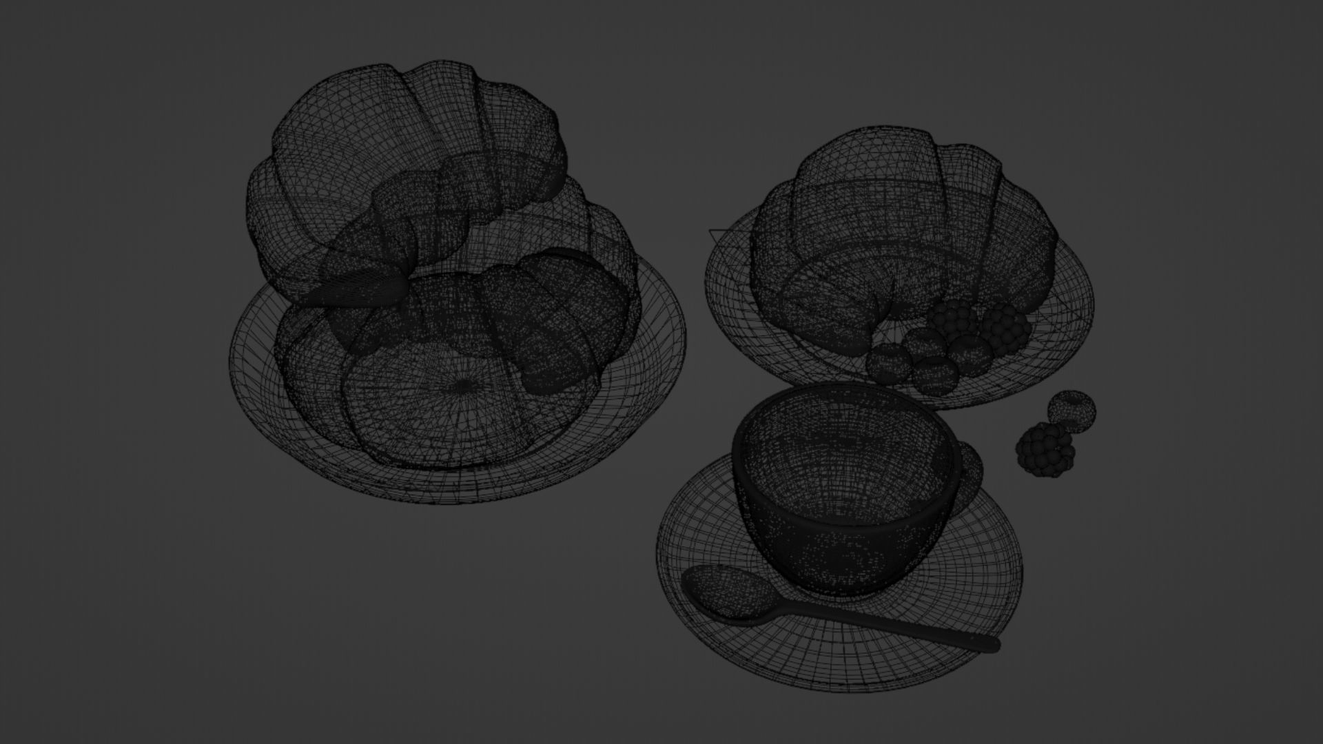 Croissant 001 3D model_18