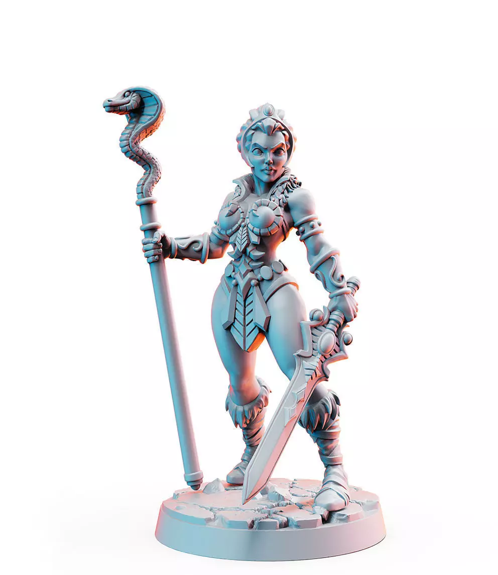 Teela Wand He-Man Masters of the Universe 32mm Pre-supported 3D print model_0
