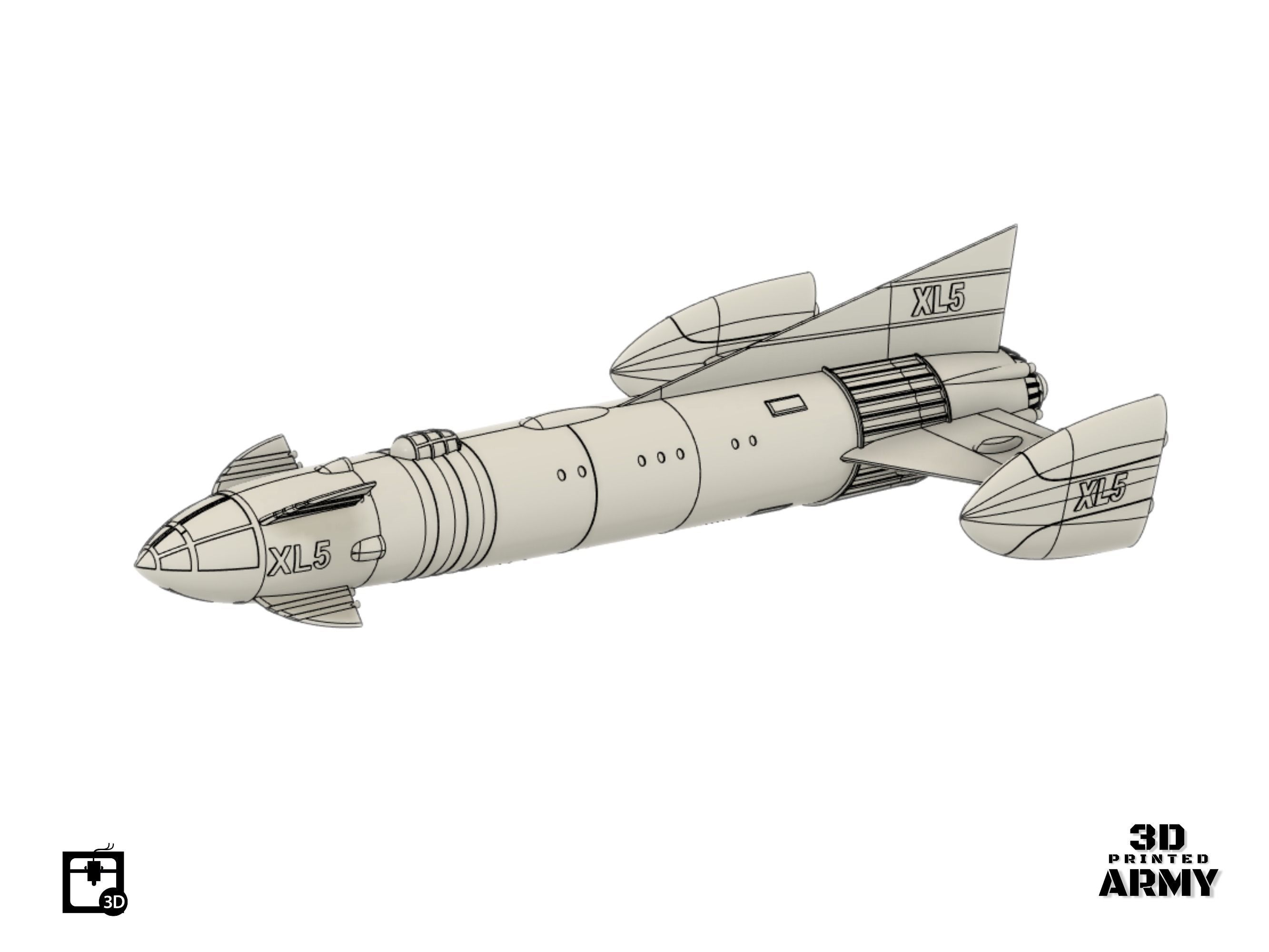 FIREBALL XL5 -STL files for 3D printing  3D print model_12