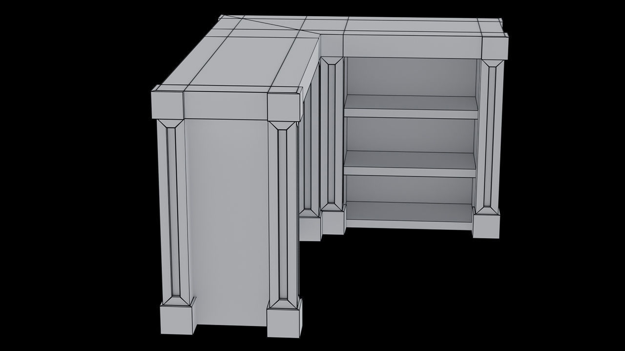 Guinness Bar Stand  Low-poly 3D model_8