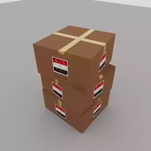 Egyptian carton box