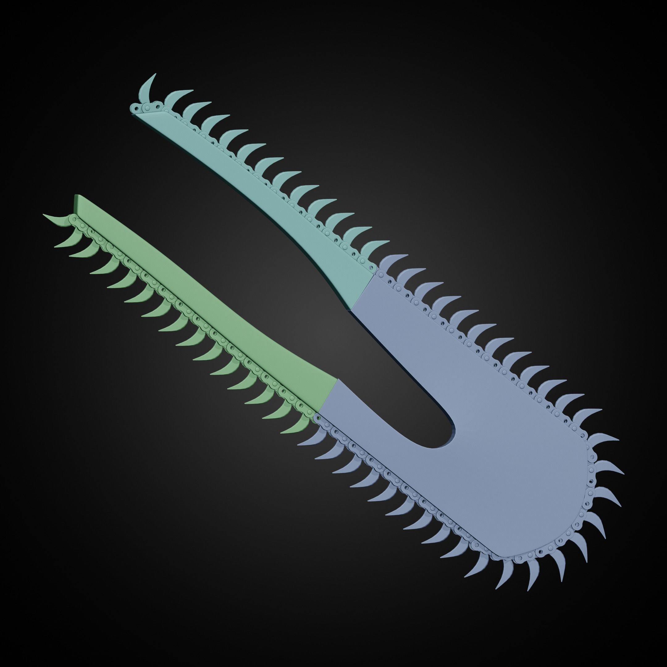 Chainsaw Man Arms for Cosplay 3D print model_14