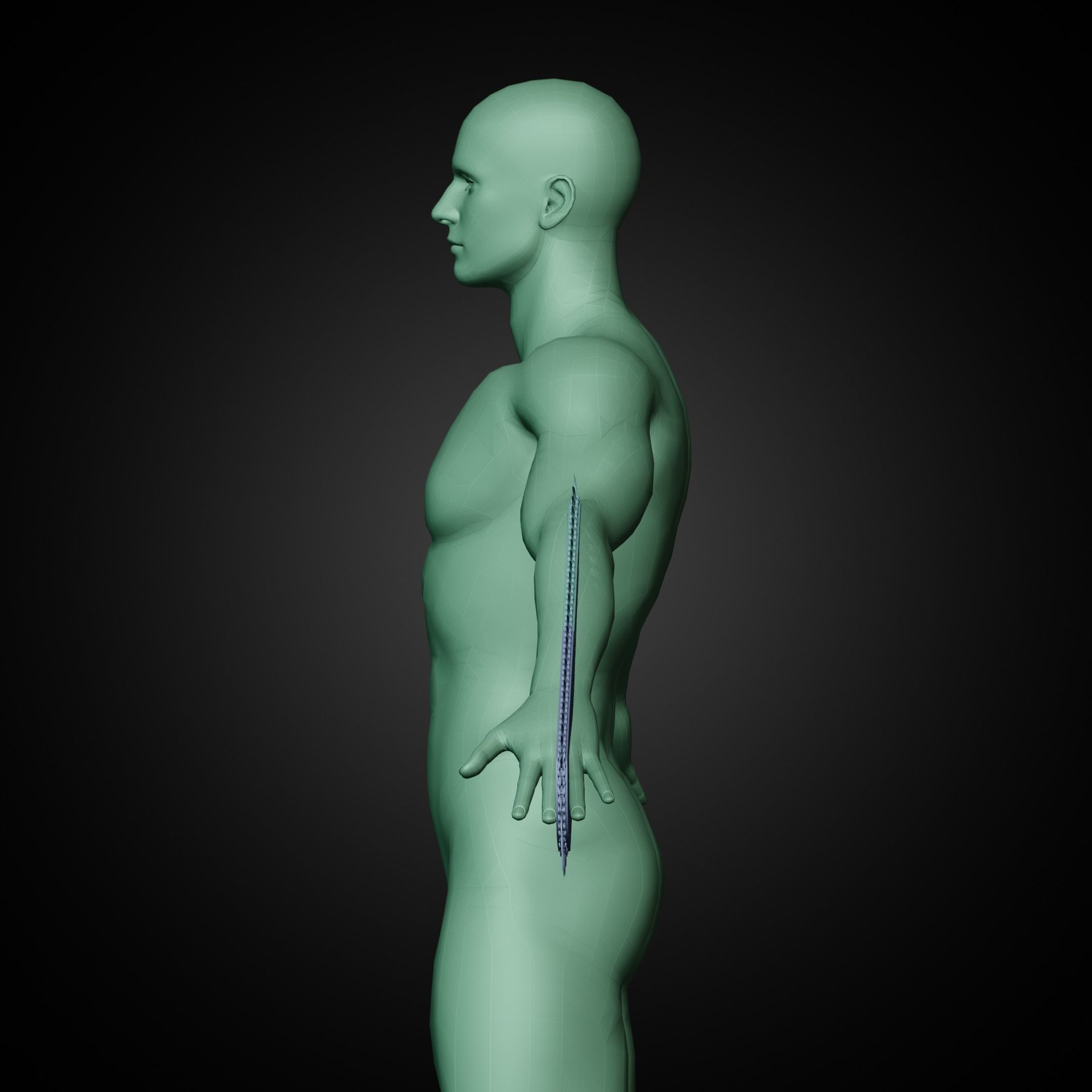 Chainsaw Man Arms for Cosplay 3D print model_20