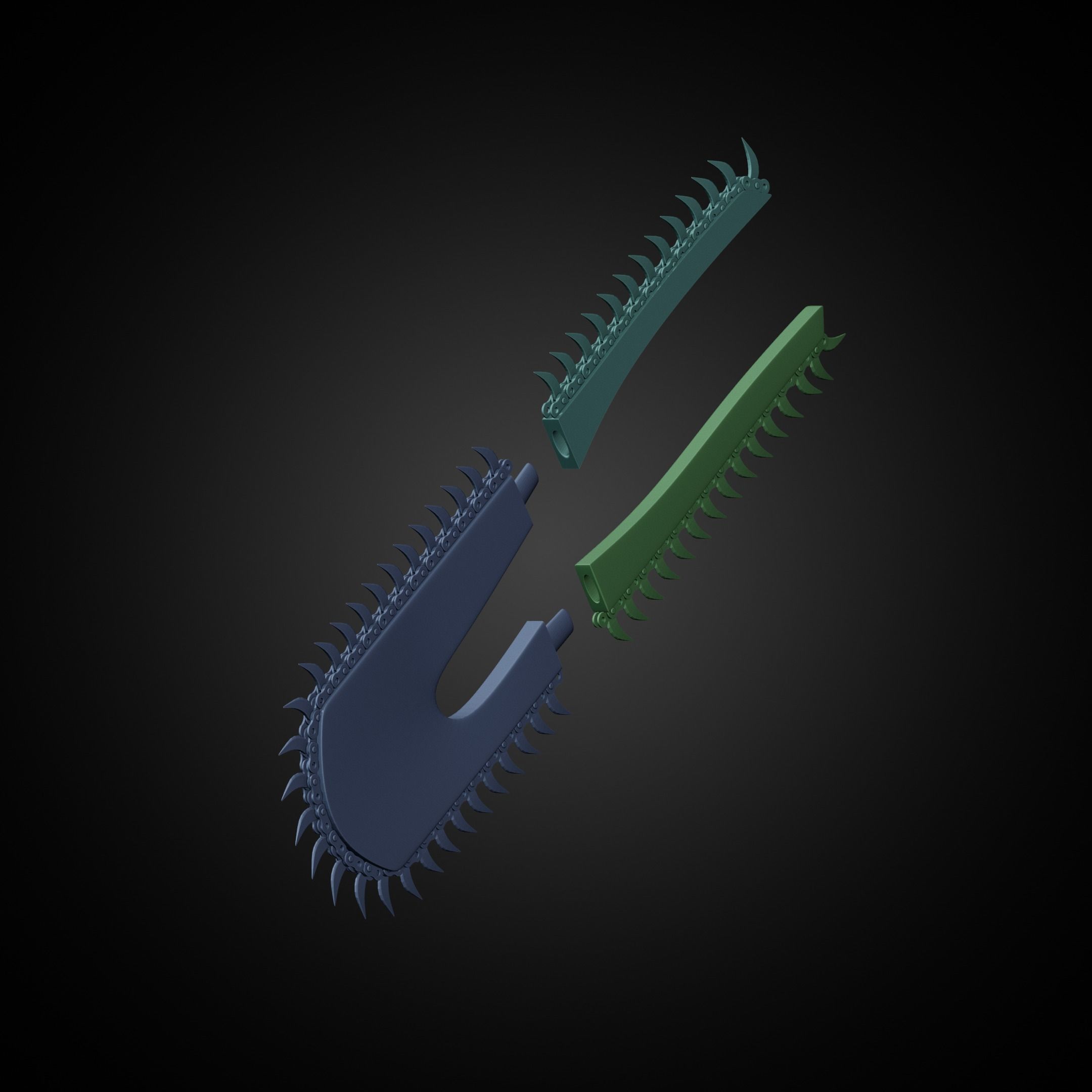 Chainsaw Man Arms for Cosplay 3D print model_17