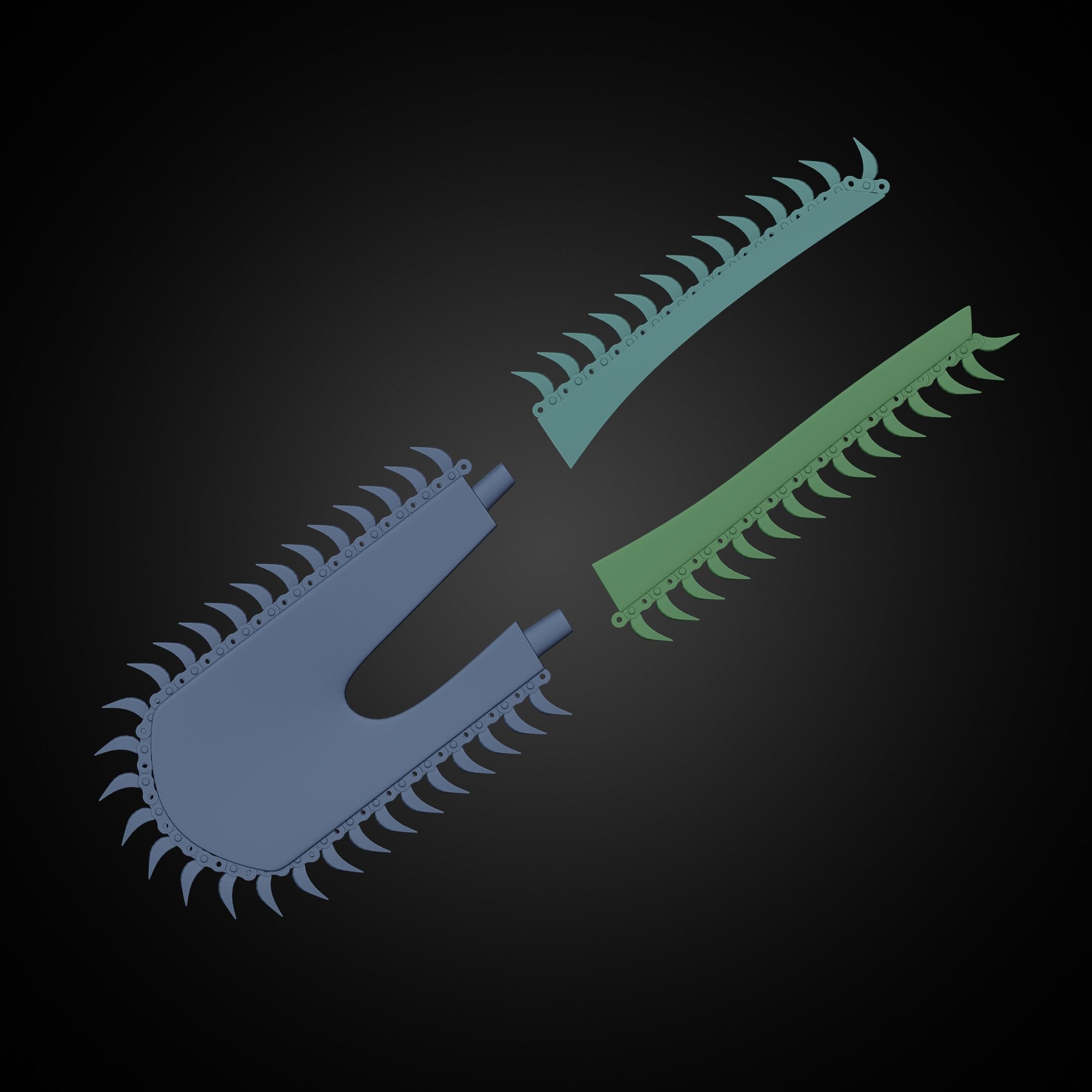 Chainsaw Man Arms for Cosplay 3D print model_18