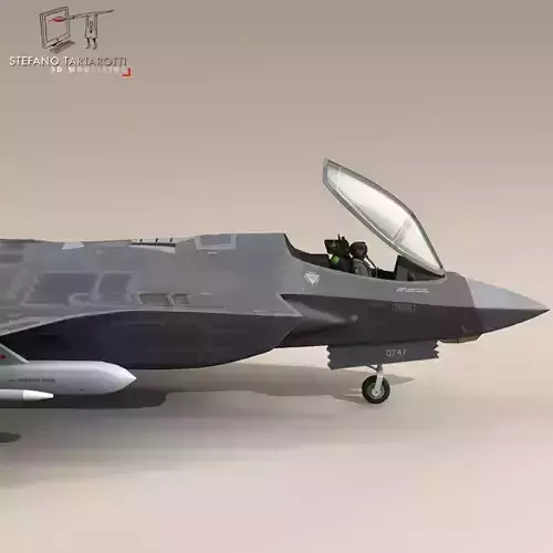 F35A - Royal Netherlands air force 3D model