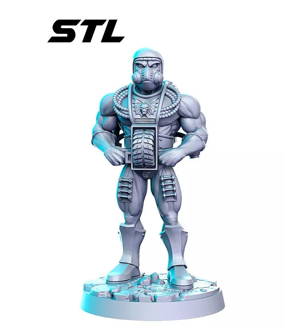 Dragstor He-Man Masters of the Universe 32mm Pre-supported 3D print model_0