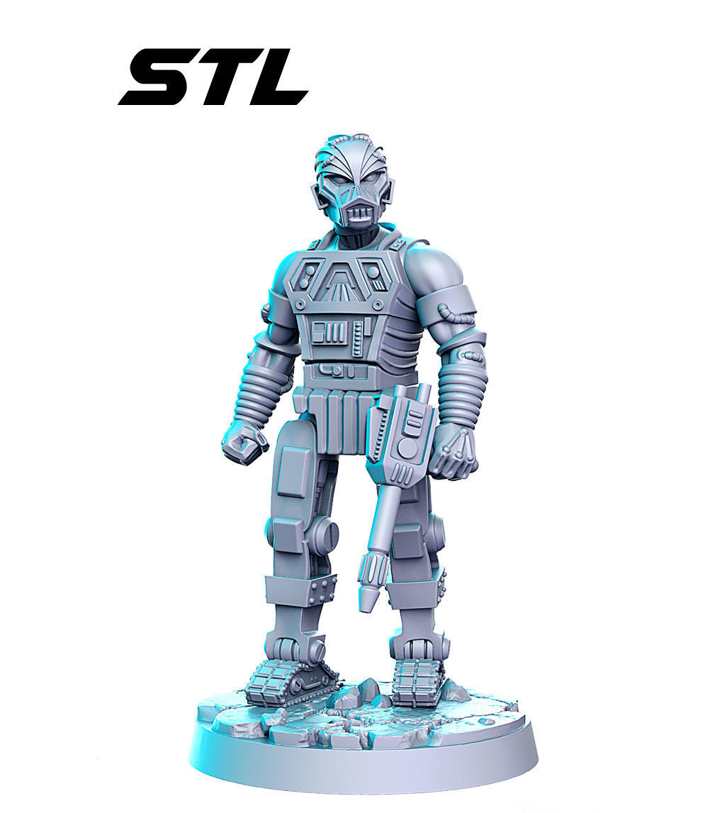 Multibot He-Man Masters of the Universe 32mm Pre-supported 3D print model_1