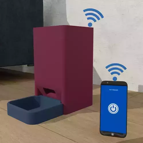 Automatic Pet feeder 3D print model