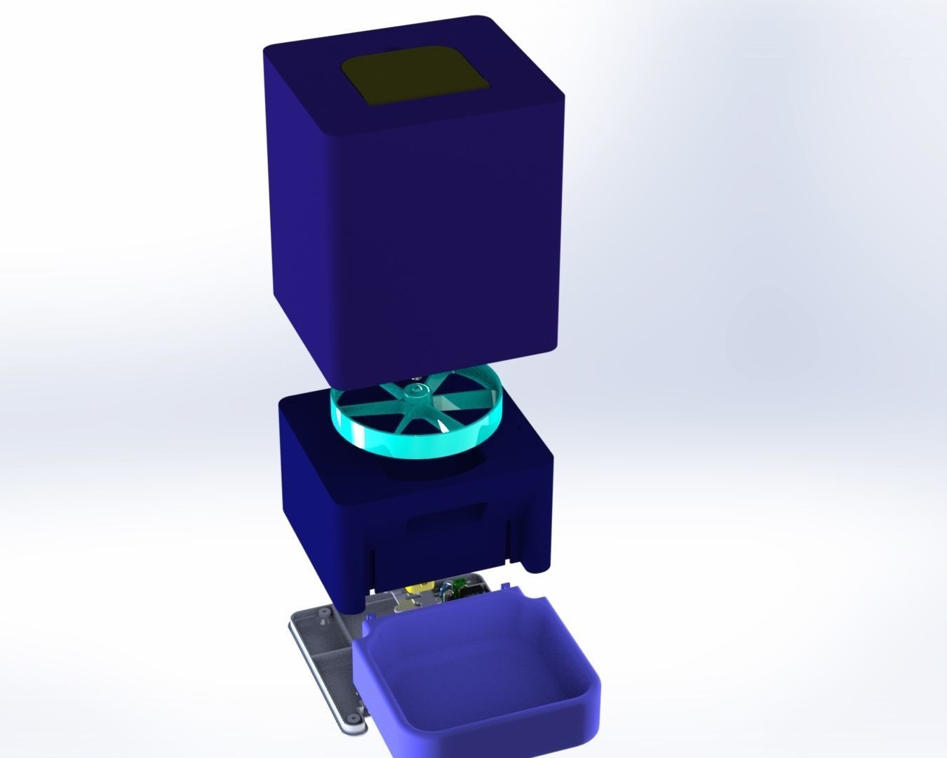 Automatic Pet feeder 3D print model_1