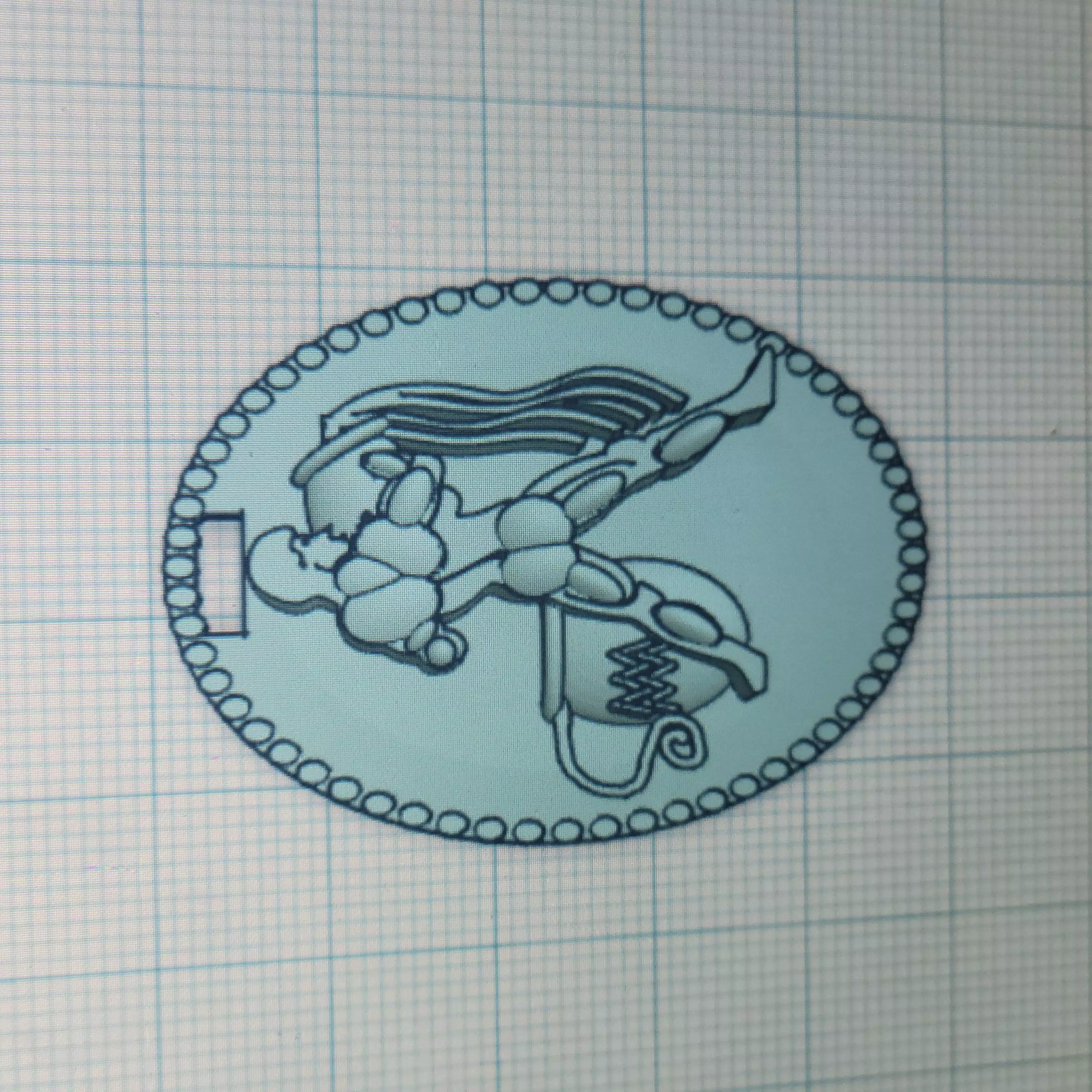 MEDALLION AQUARIUS 3D print model_0