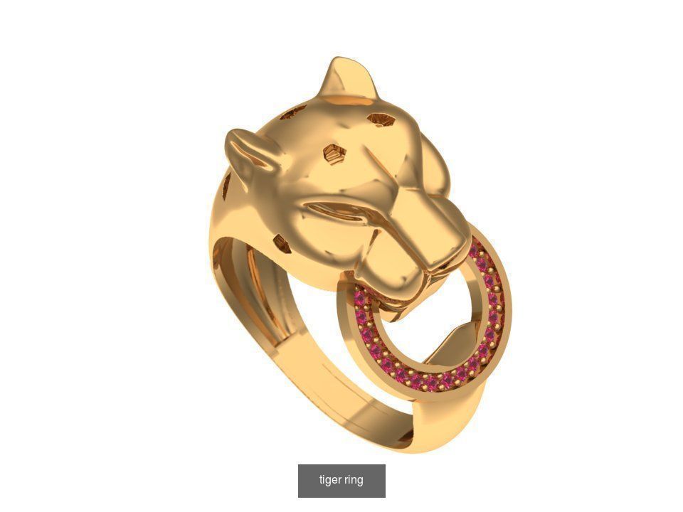 tiger ring culaction  3D Model Collection_5