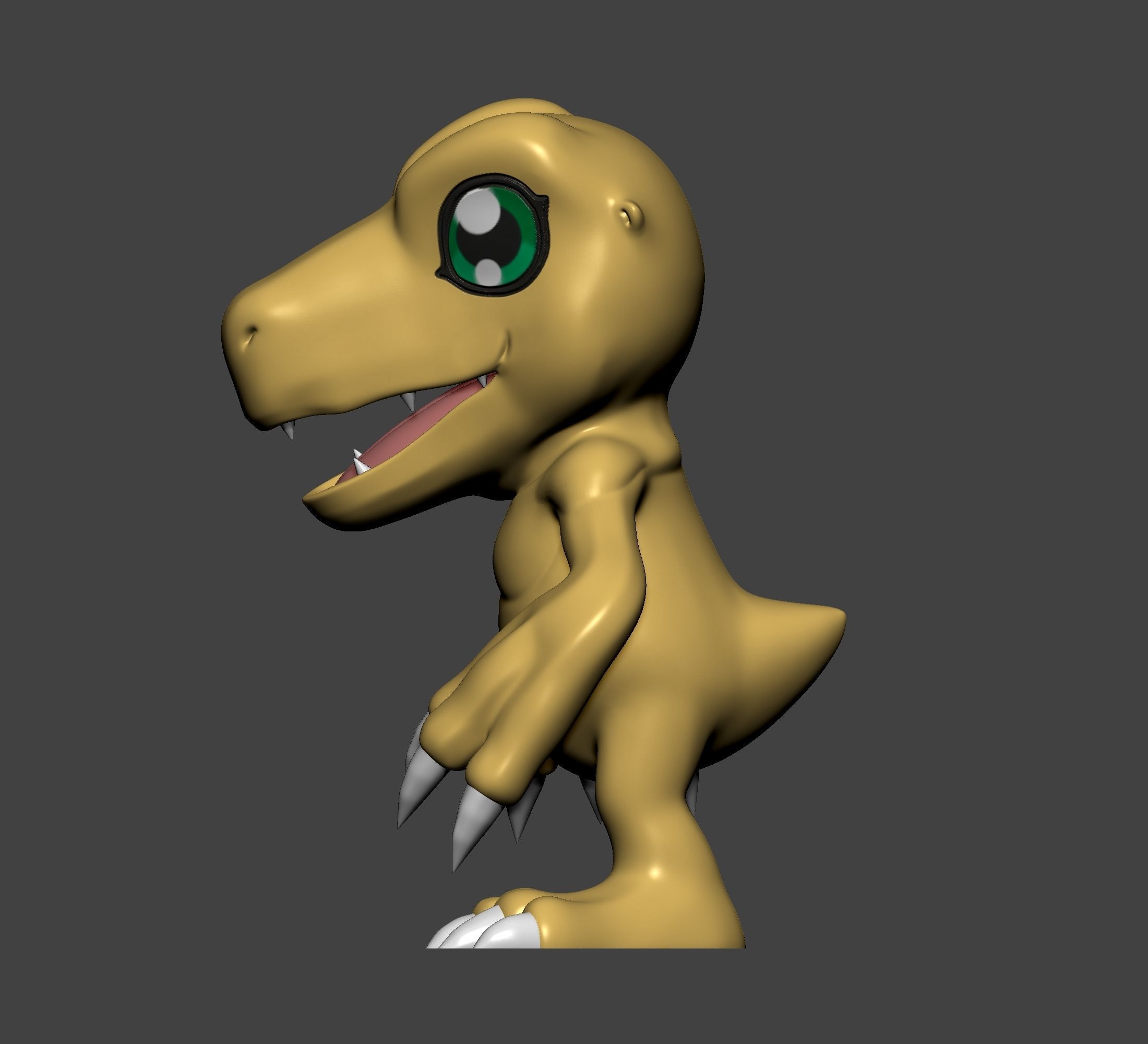 Digimon - Agumon 3D print model_4