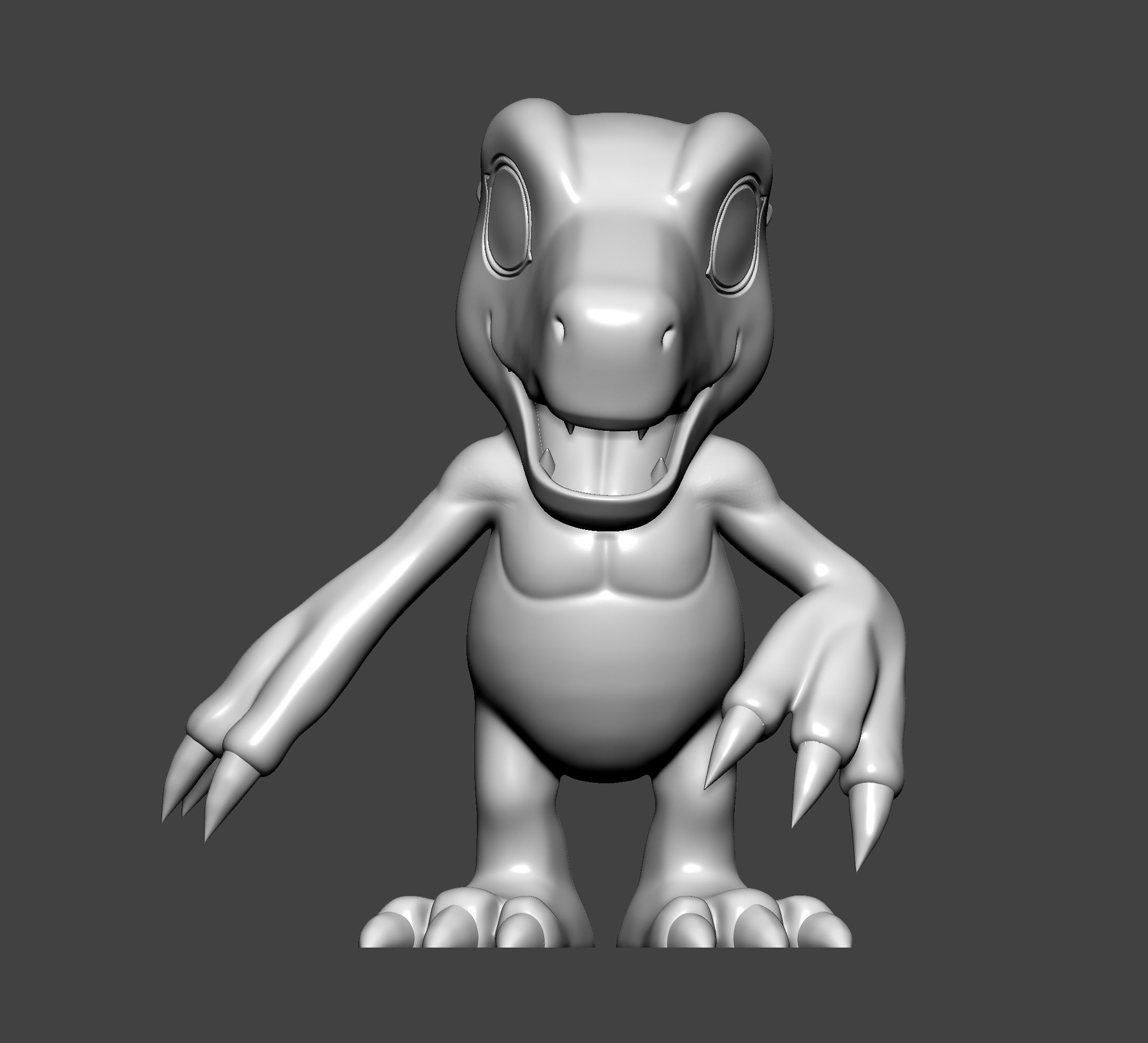 Digimon - Agumon 3D print model_2