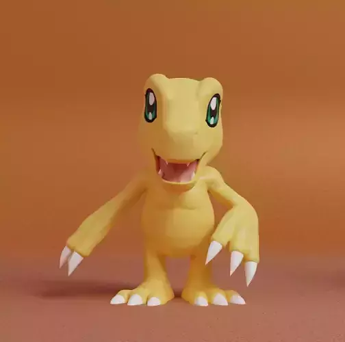 Digimon - Agumon 3D print model